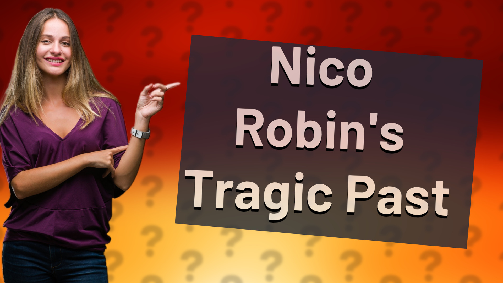 Nico Robin's Tragic Past