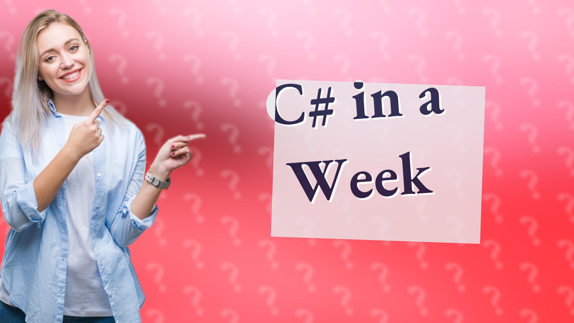 C# in a Week