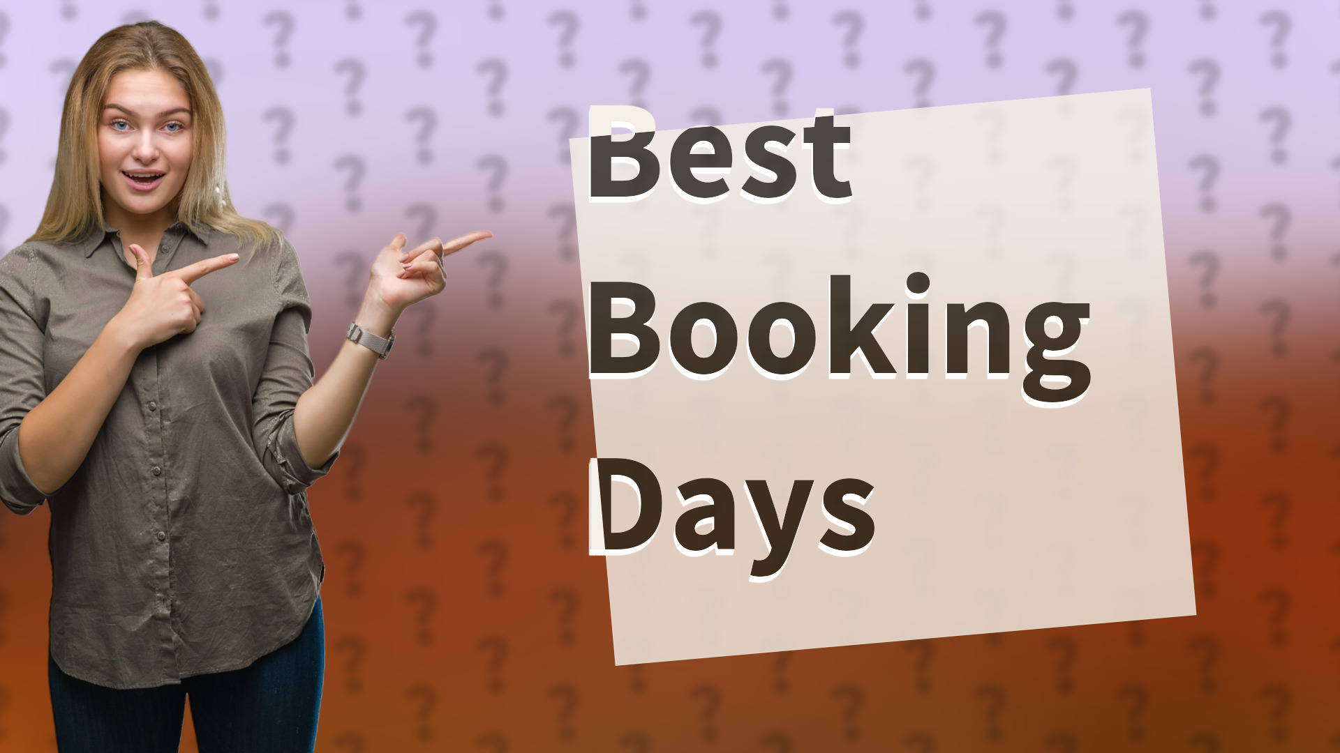 Best Booking Days