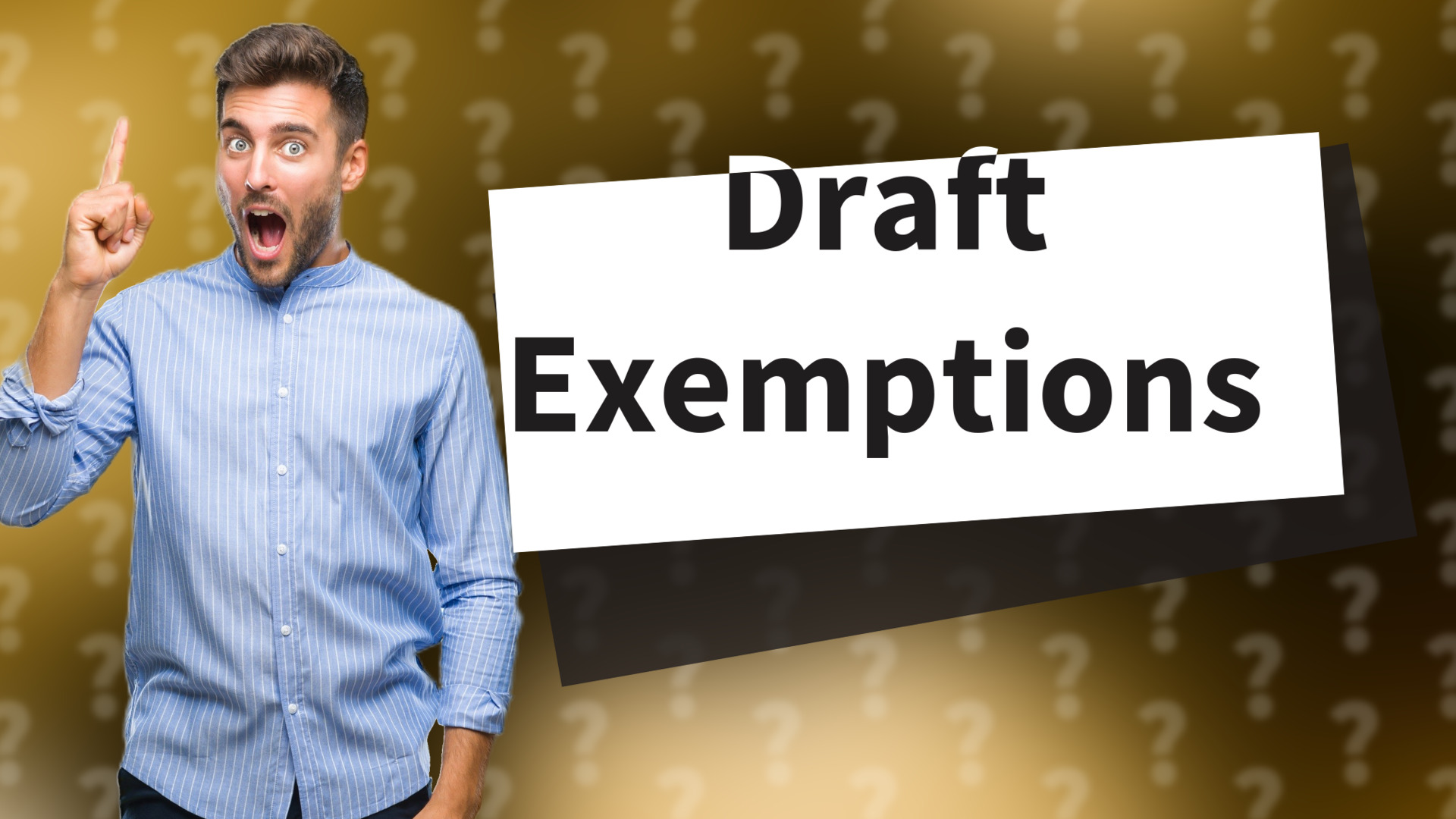 Draft Exemptions