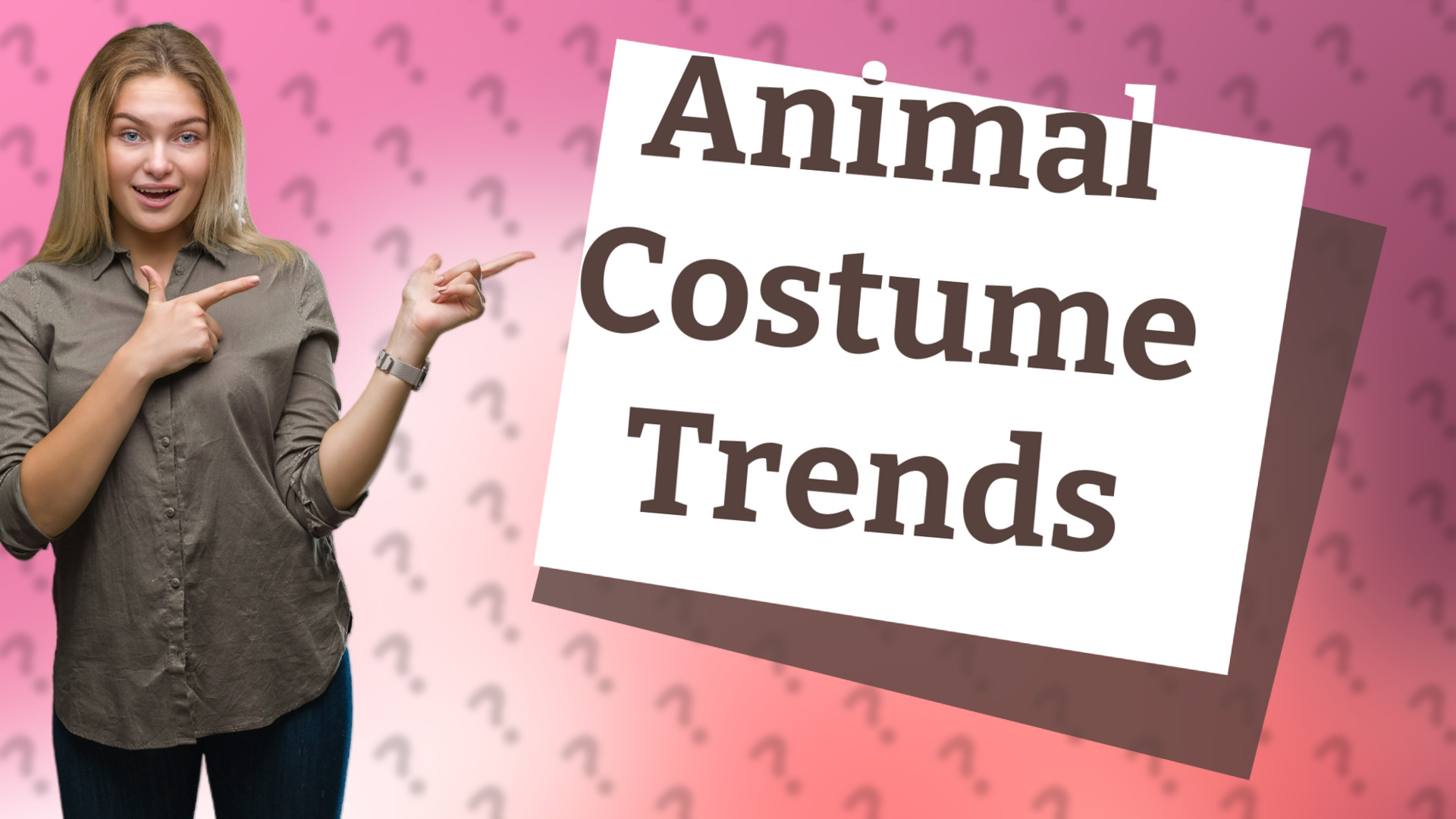 Animal Costume Trends