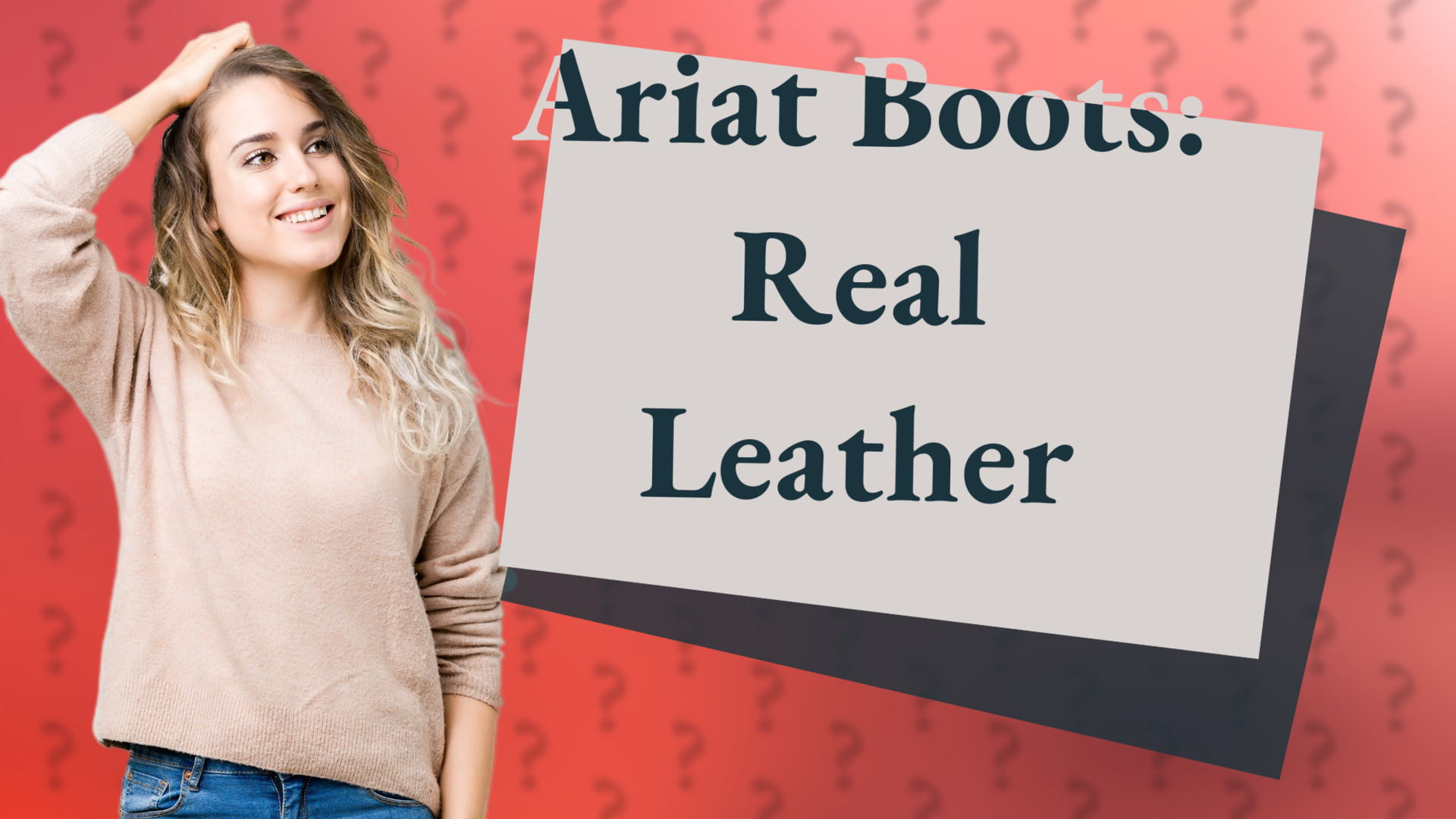 Ariat Boots: Real Leather