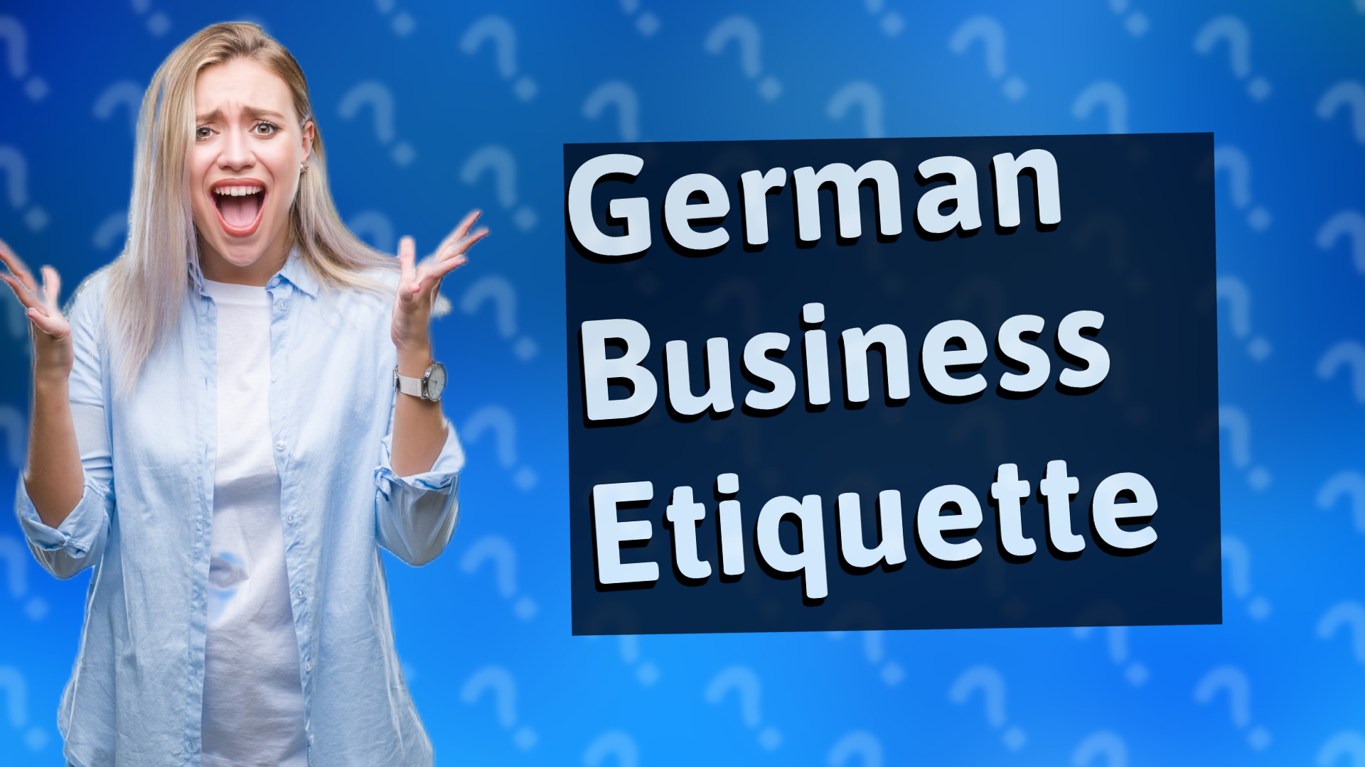 German Business Etiquette