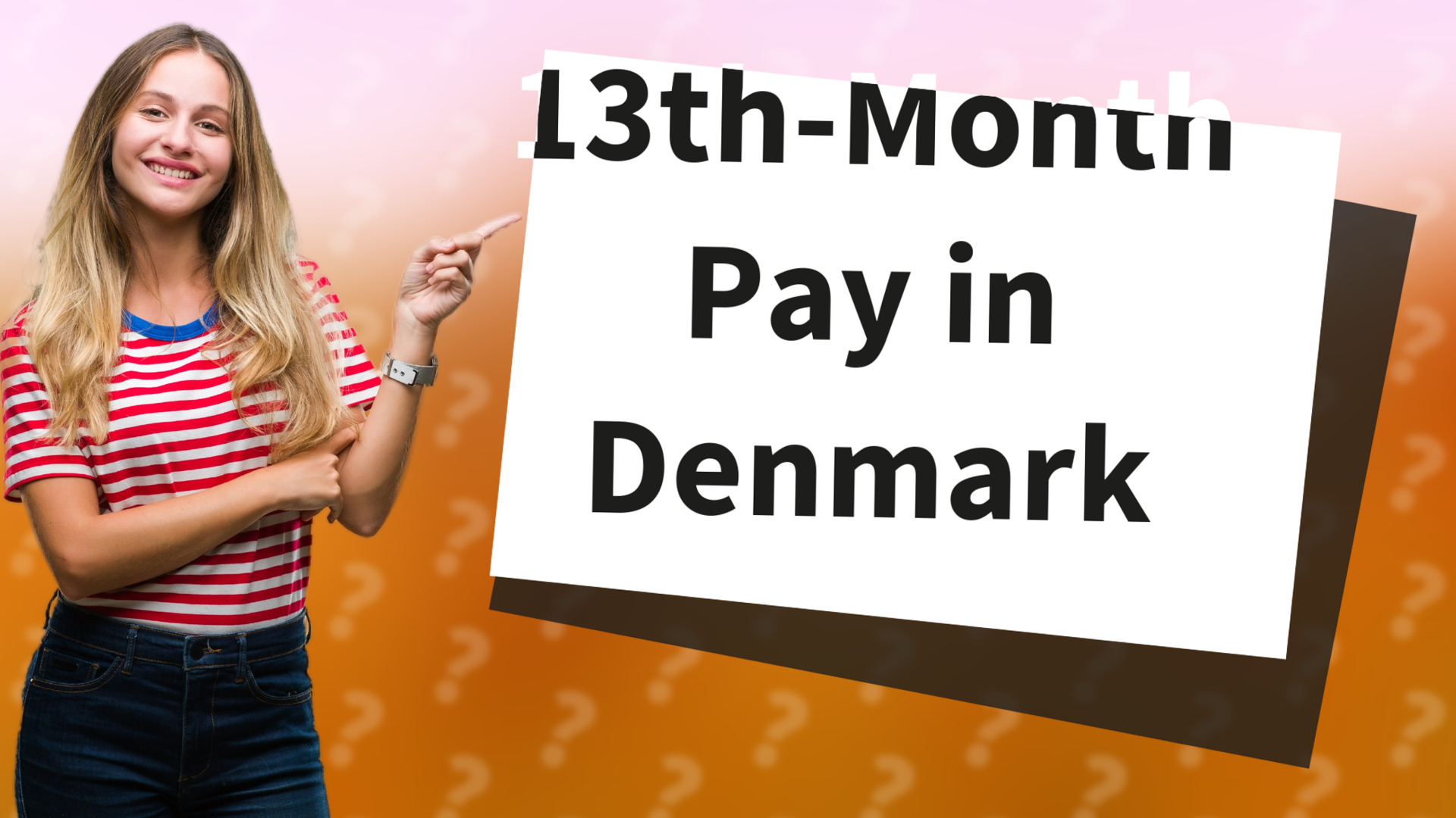 13th-Month Pay in Denmark