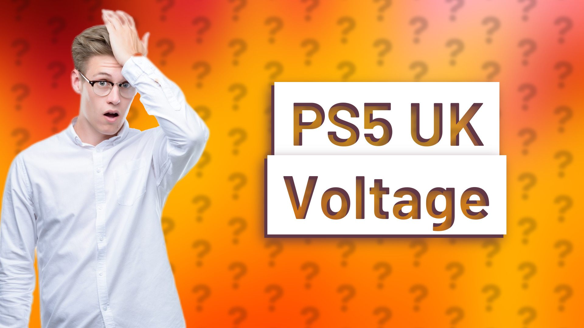 PS5 UK Voltage