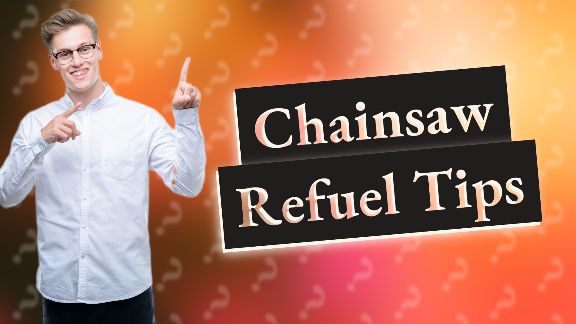 Chainsaw Refuel Tips