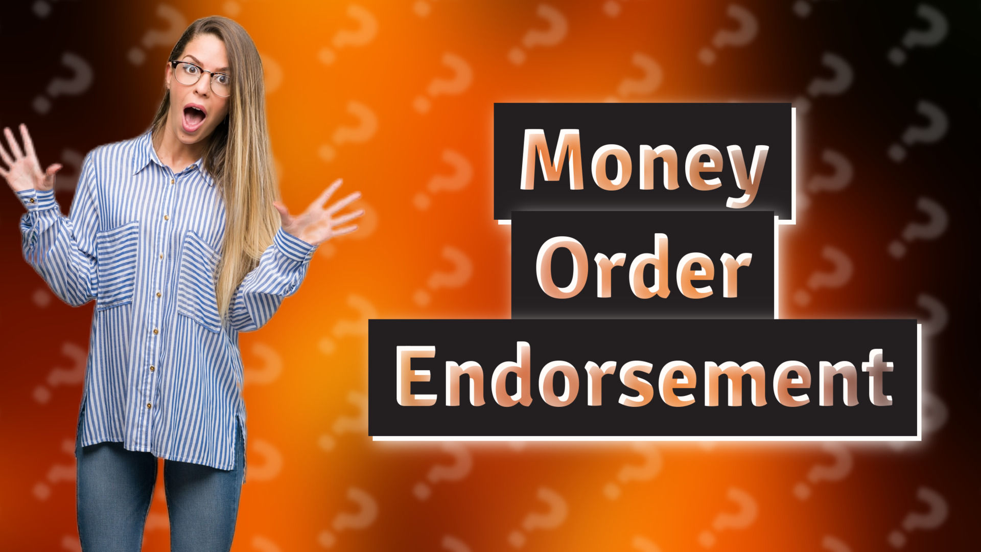 Money Order Endorsement