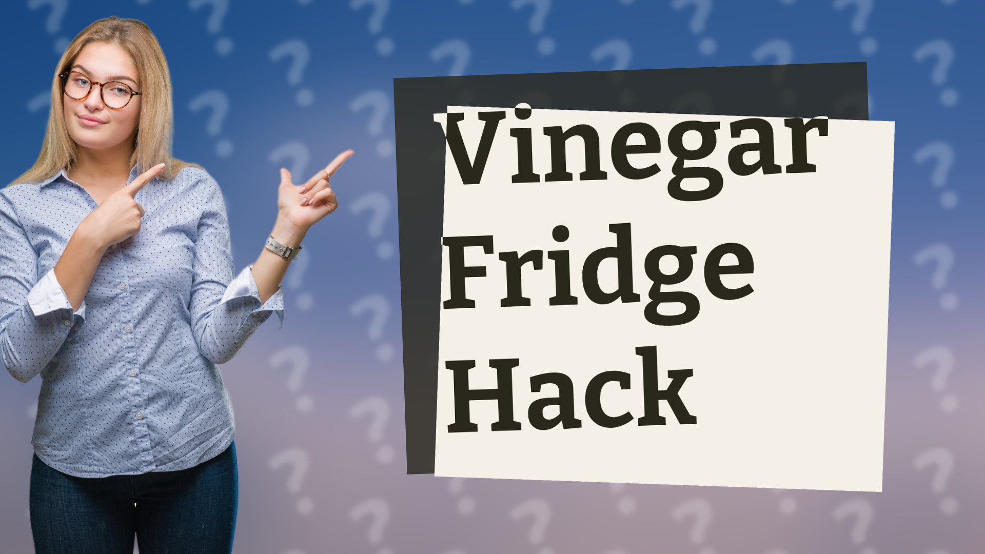 Vinegar Fridge Hack
