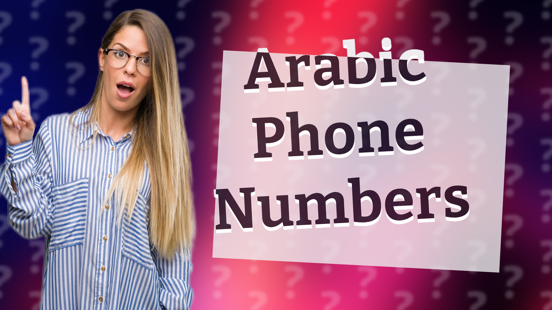 Arabic Phone Numbers