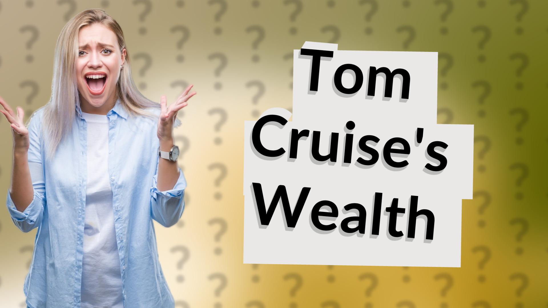Tom Cruise's Wealth