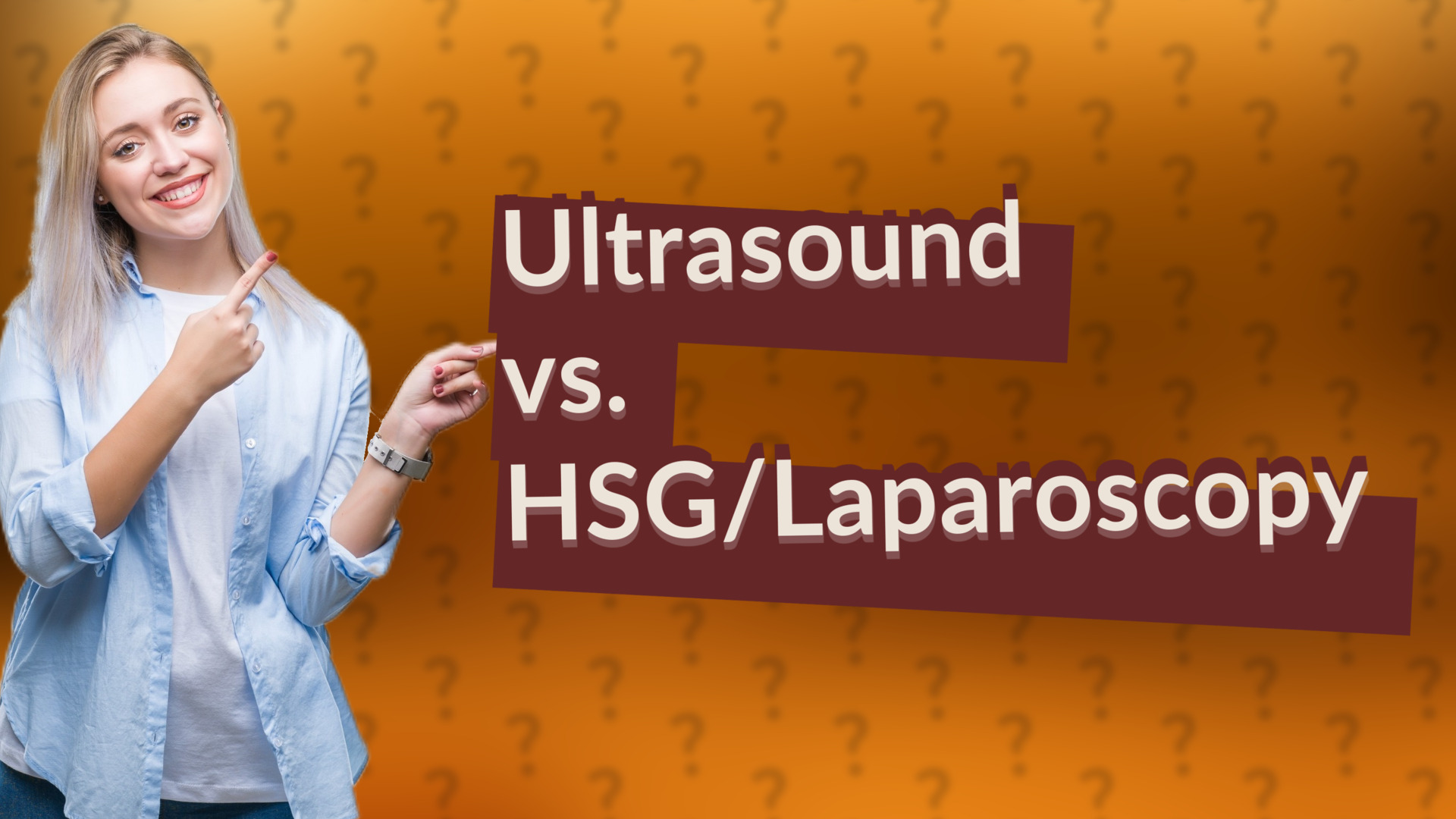 Ultrasound vs. HSG/Laparoscopy