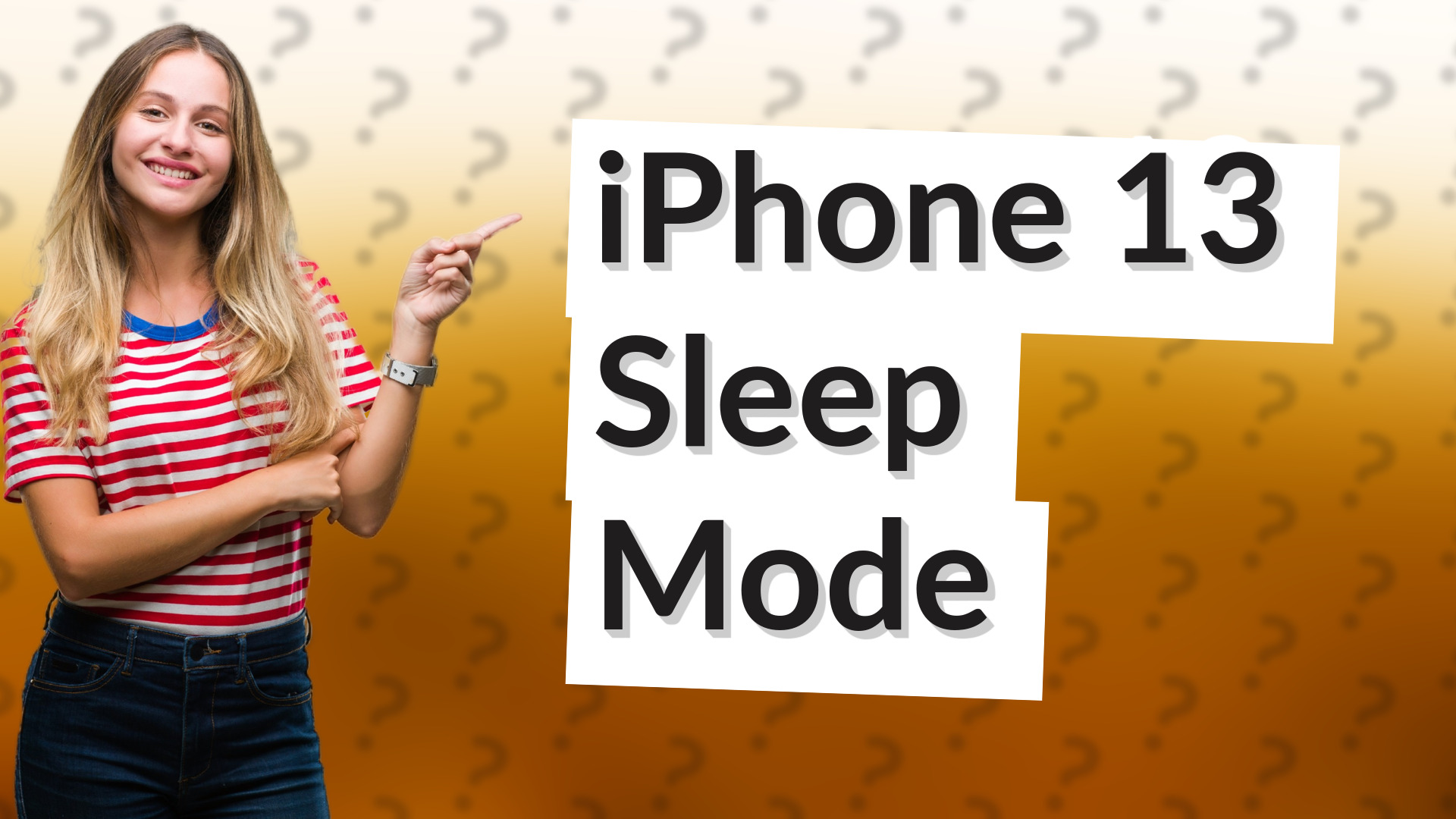 iPhone 13 Sleep Mode