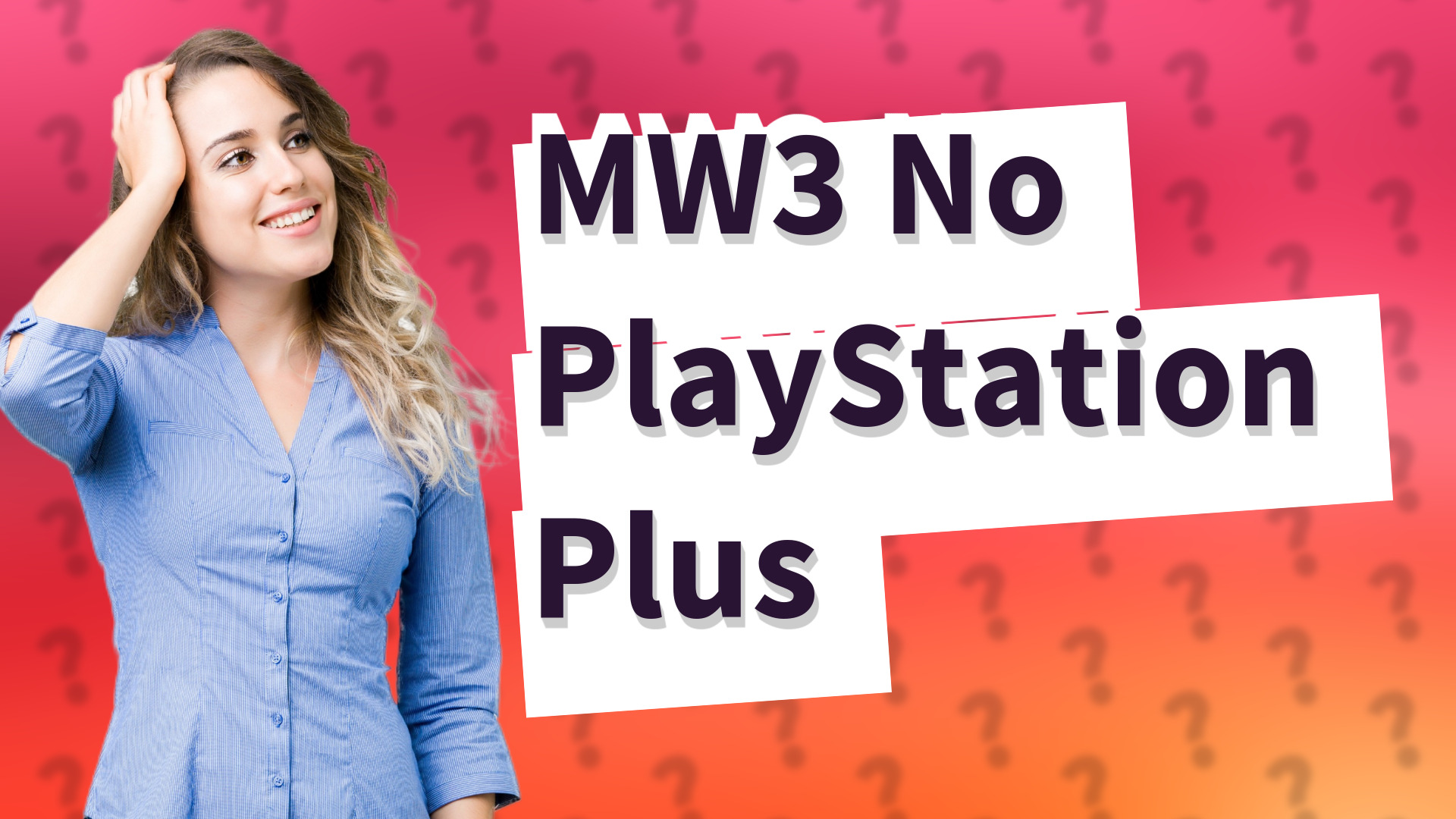 MW3 No PlayStation Plus