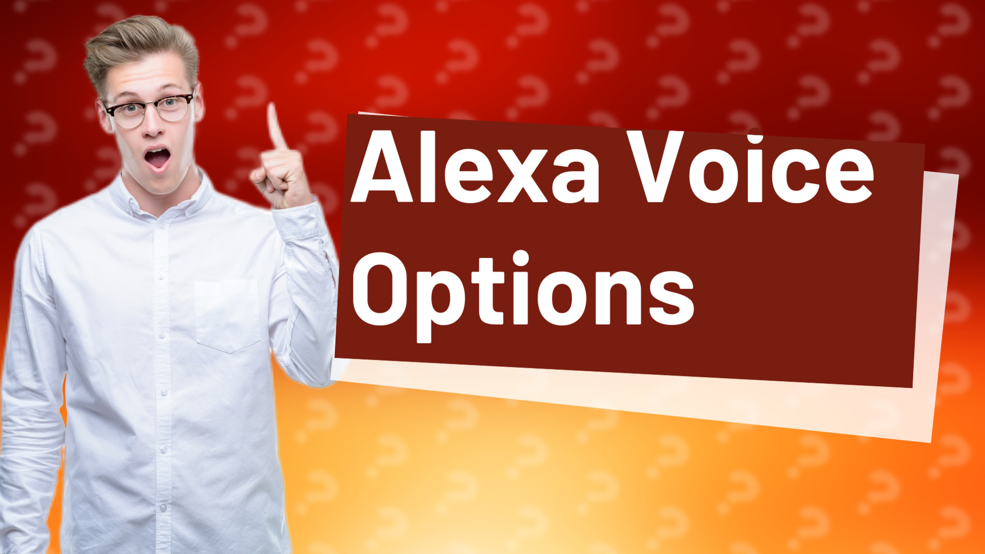 Alexa Voice Options