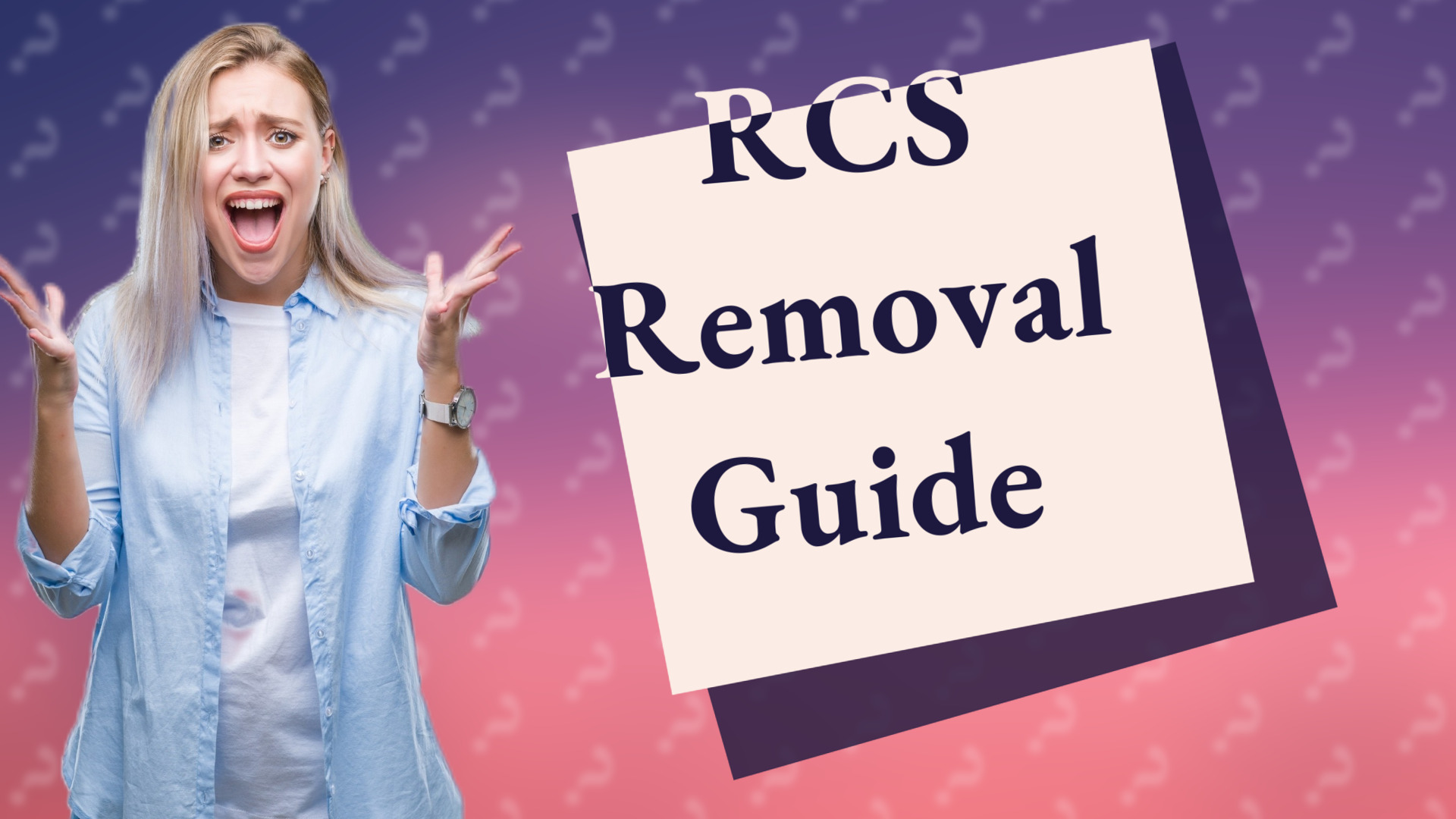 RCS Removal Guide