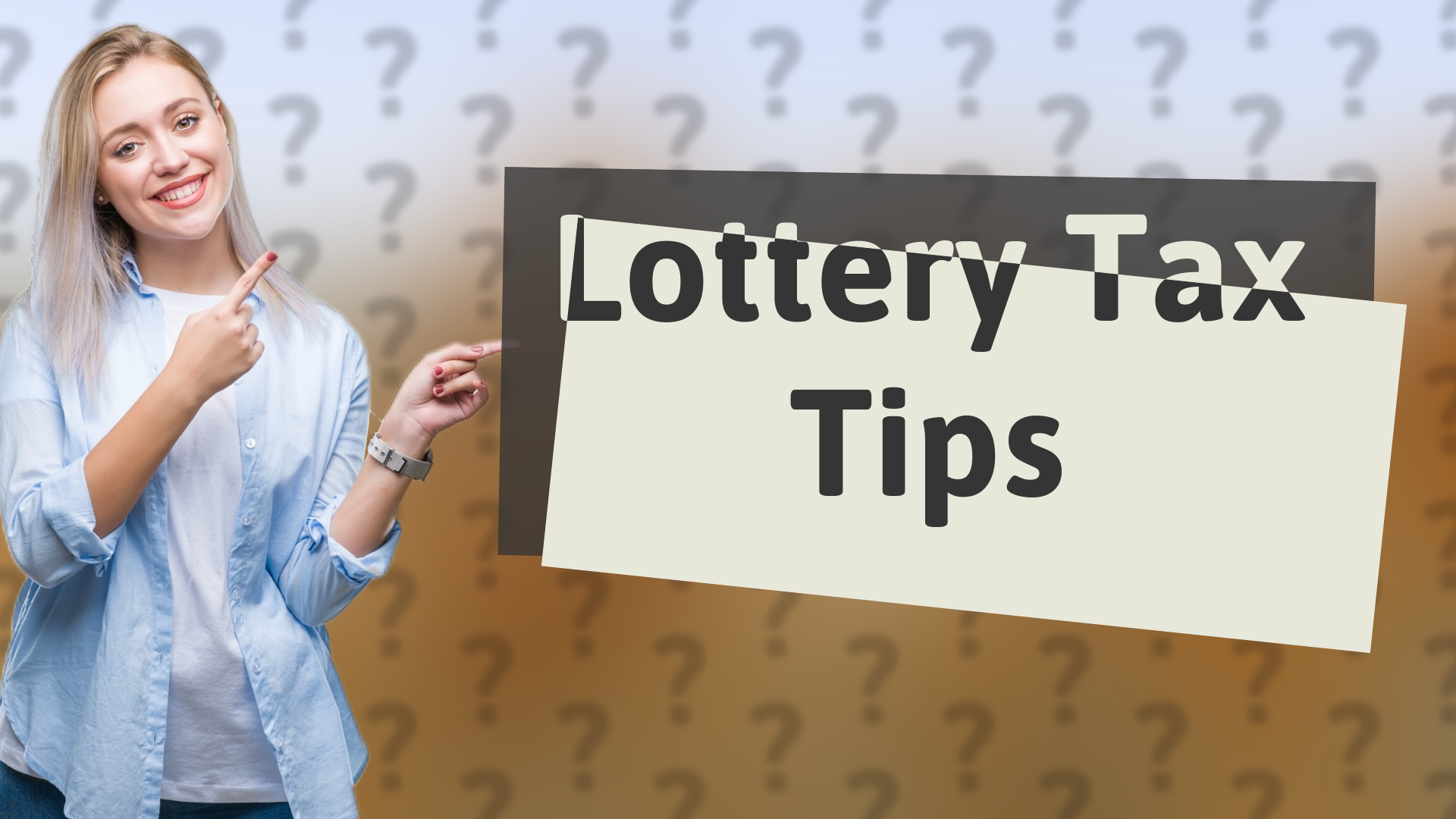 Lottery Tax Tips