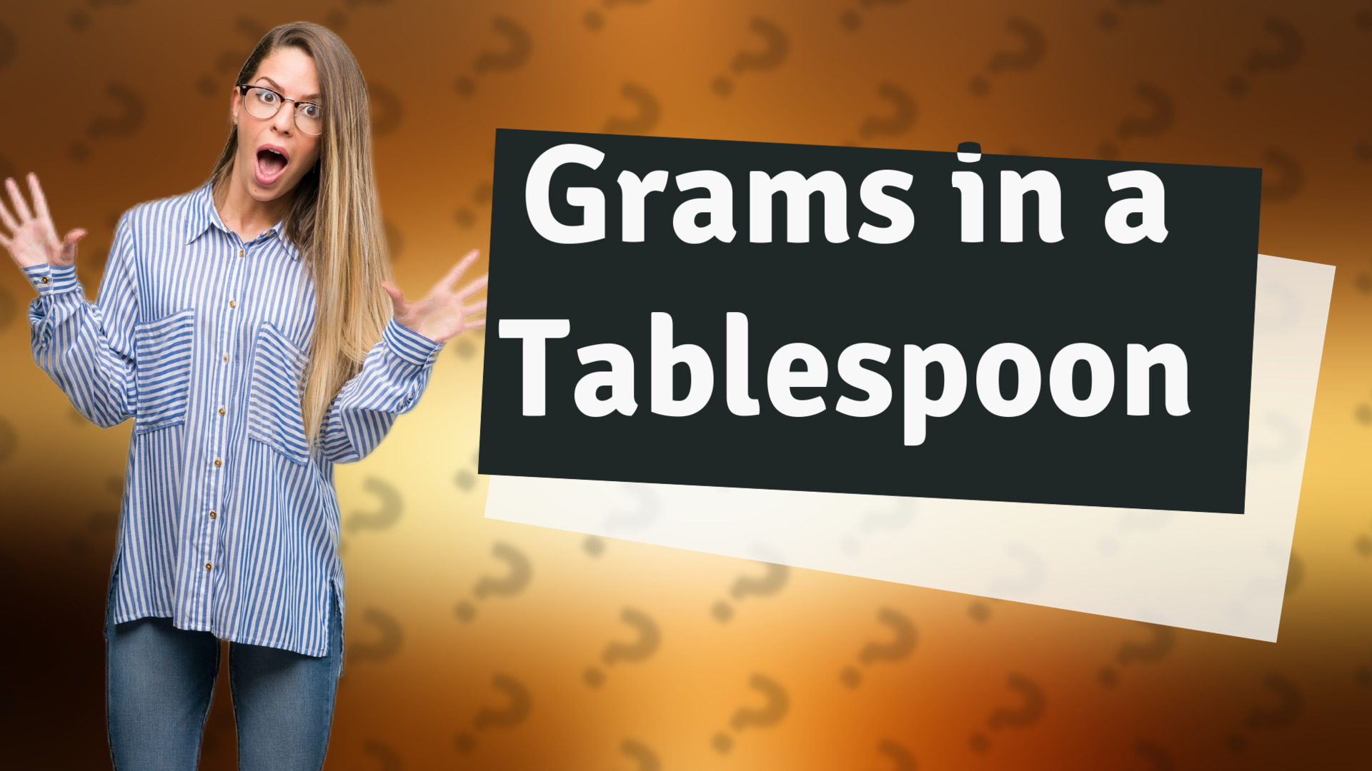 Grams in a Tablespoon