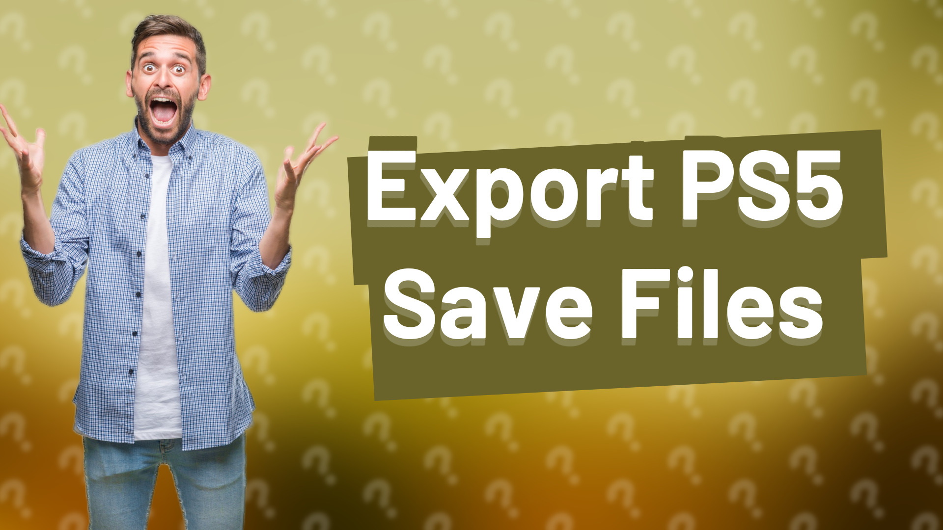 Export PS5 Save Files
