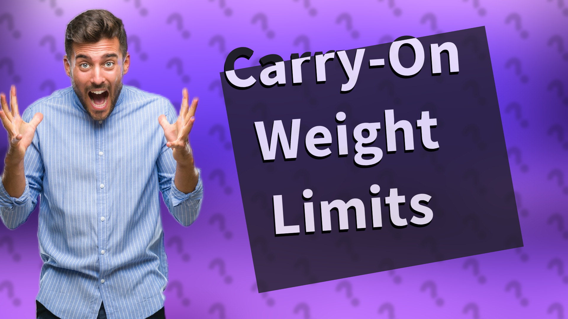 Carry-On Weight Limits