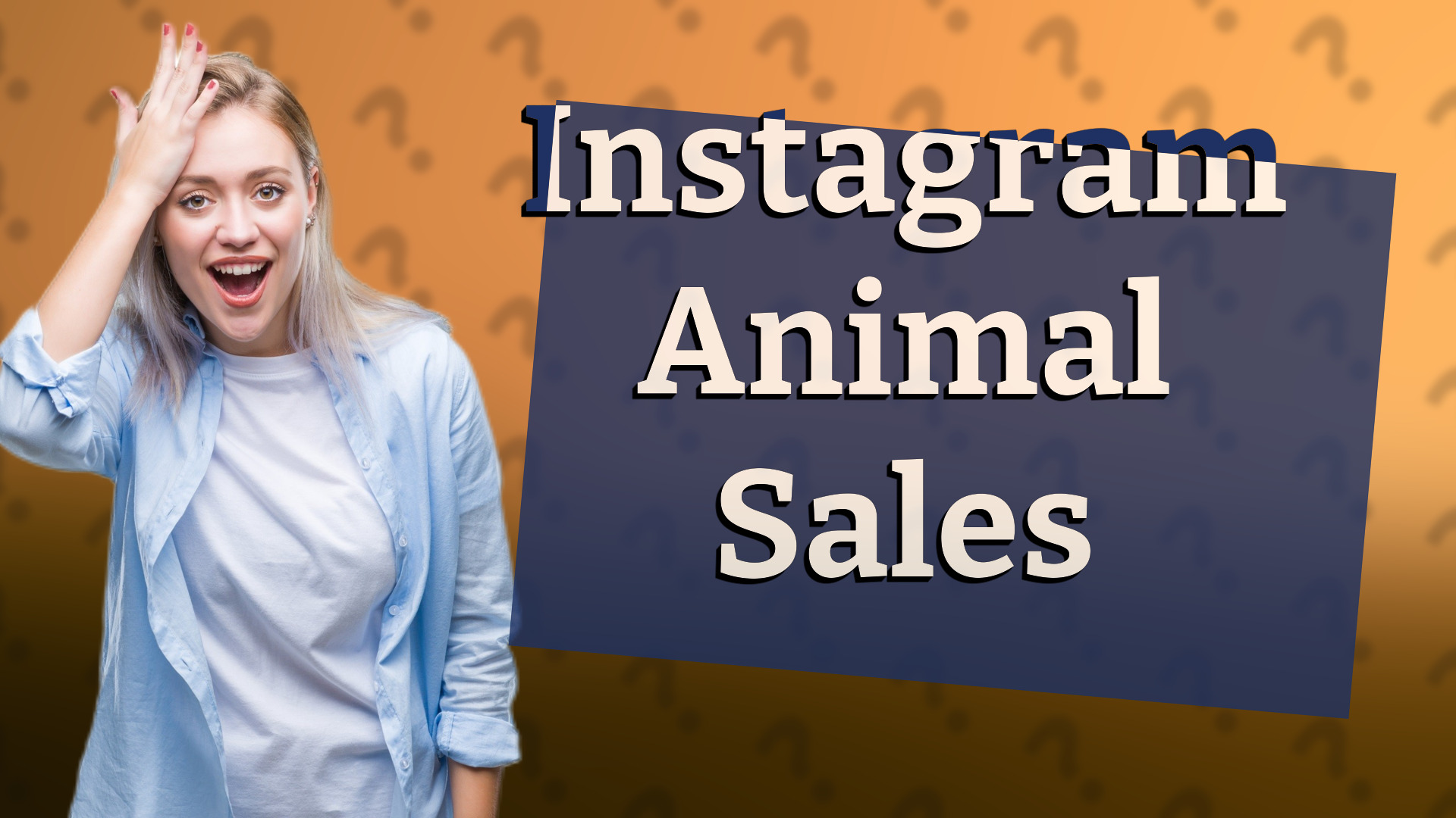 Instagram Animal Sales