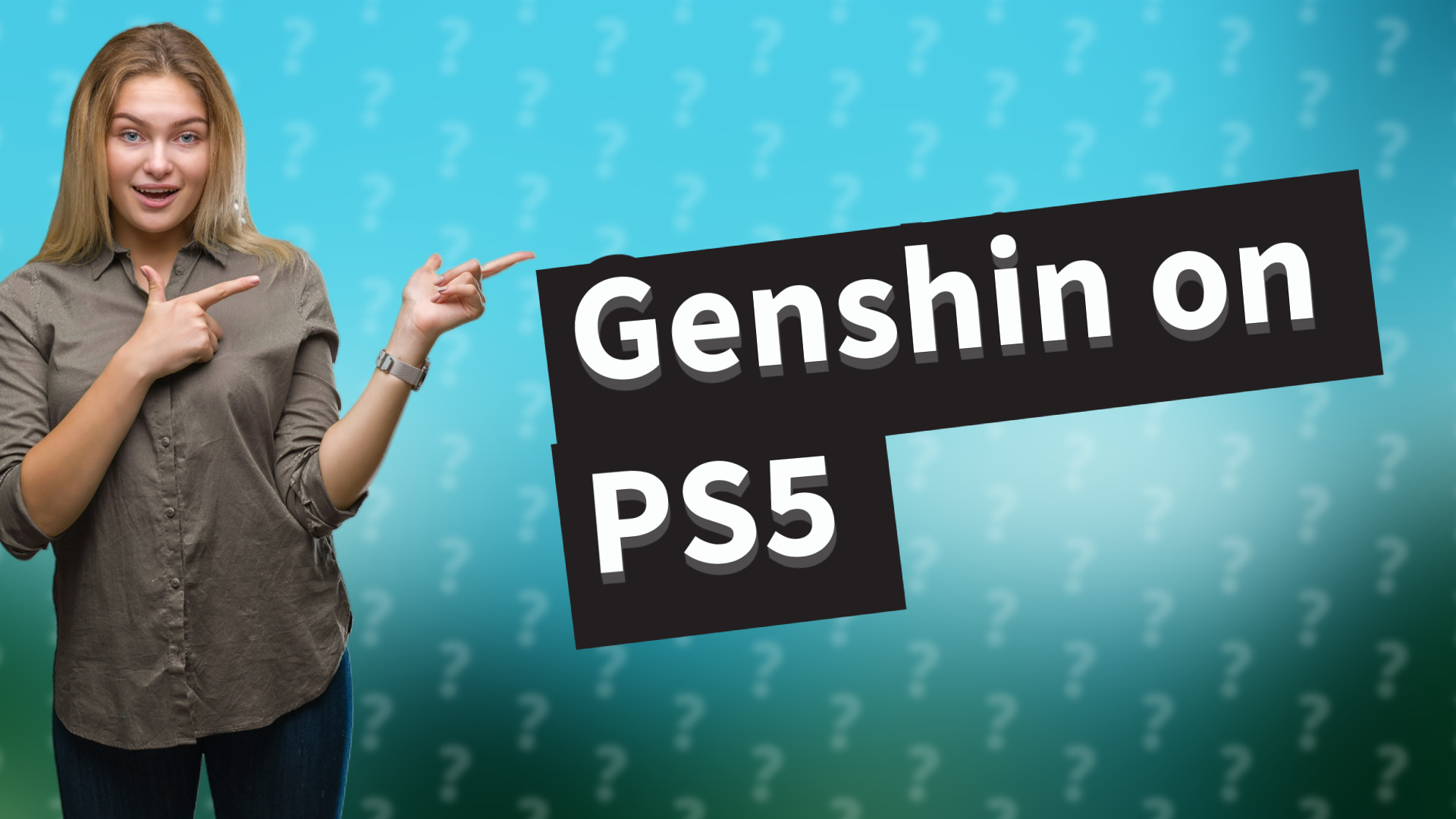 Genshin on PS5