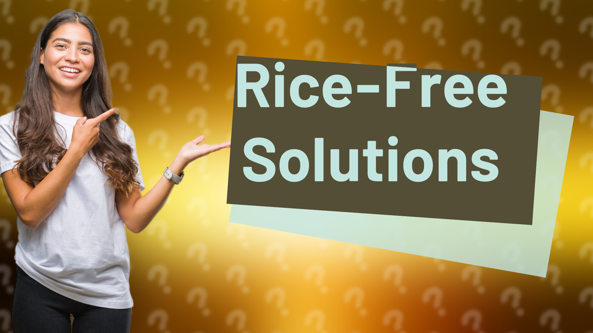 Rice-Free Solutions