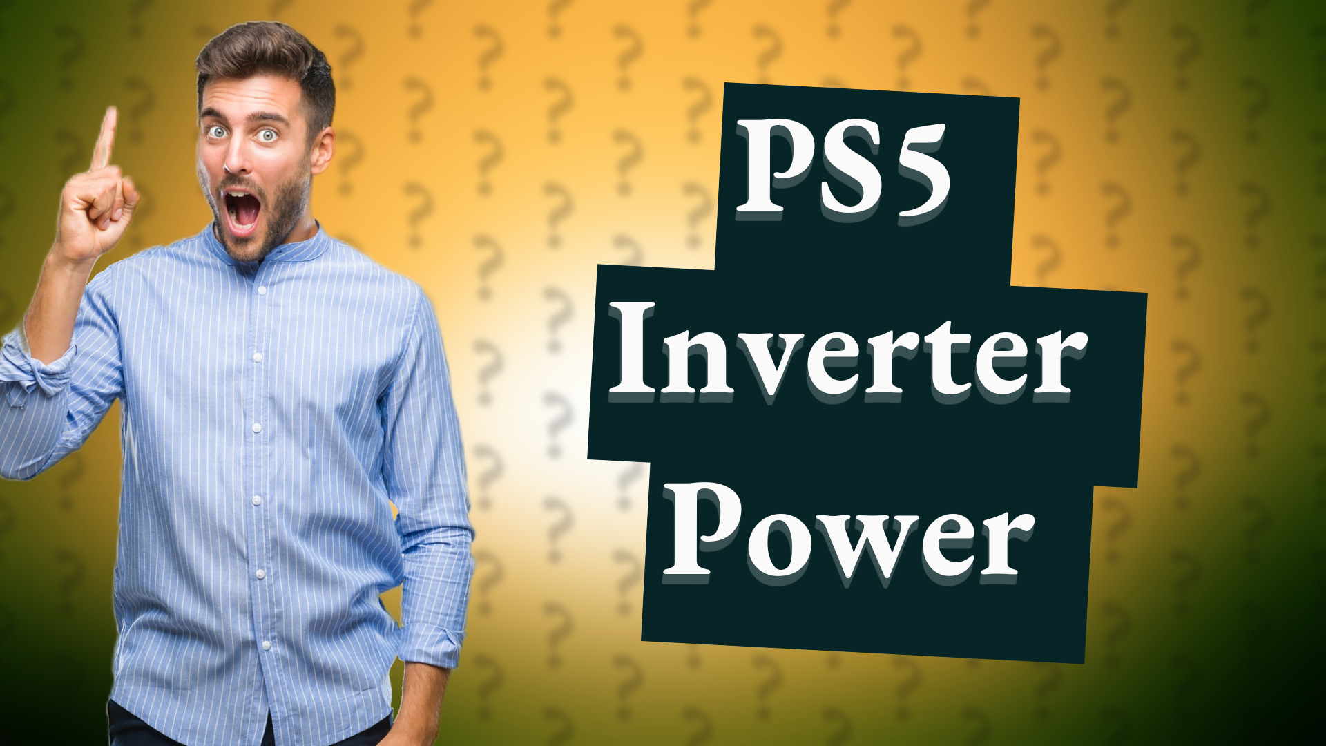 PS5 Inverter Power