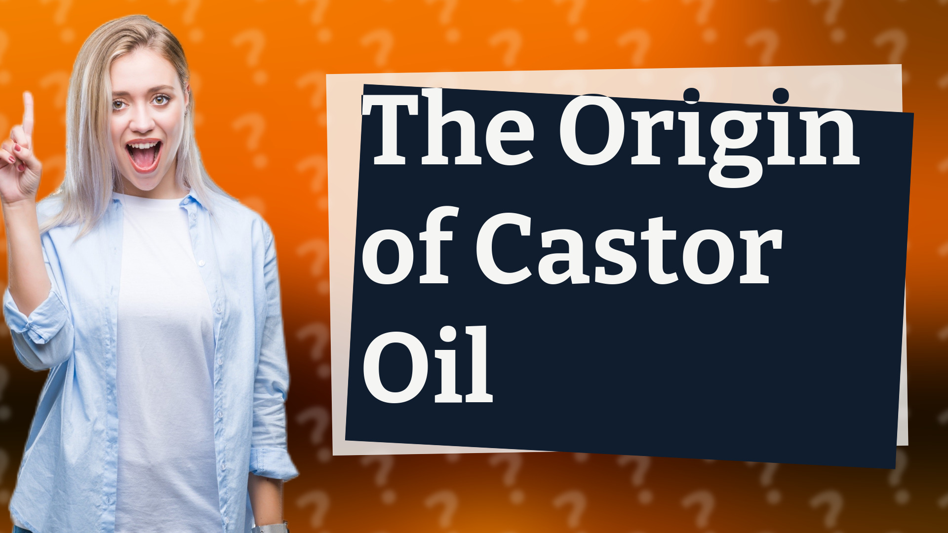 The Origin of Castor Oil