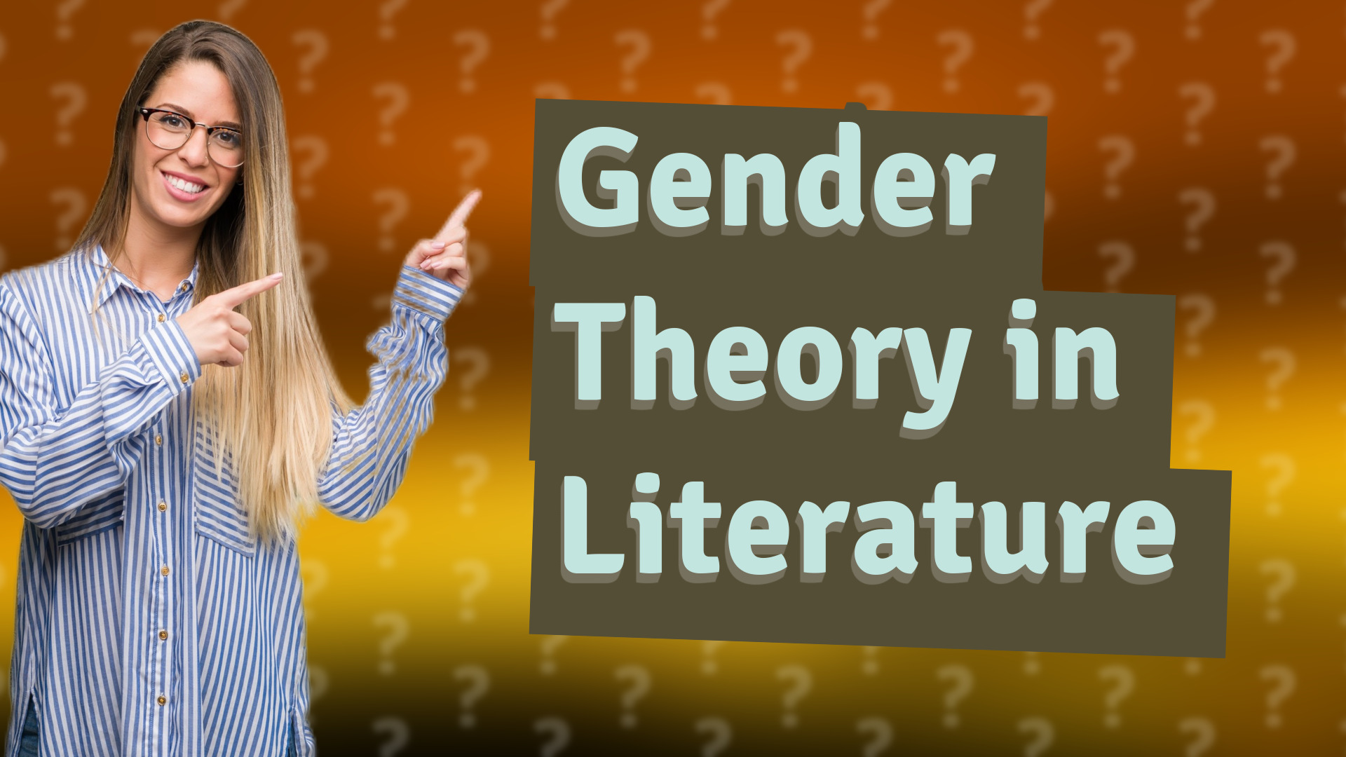 Gender Theory in Literature