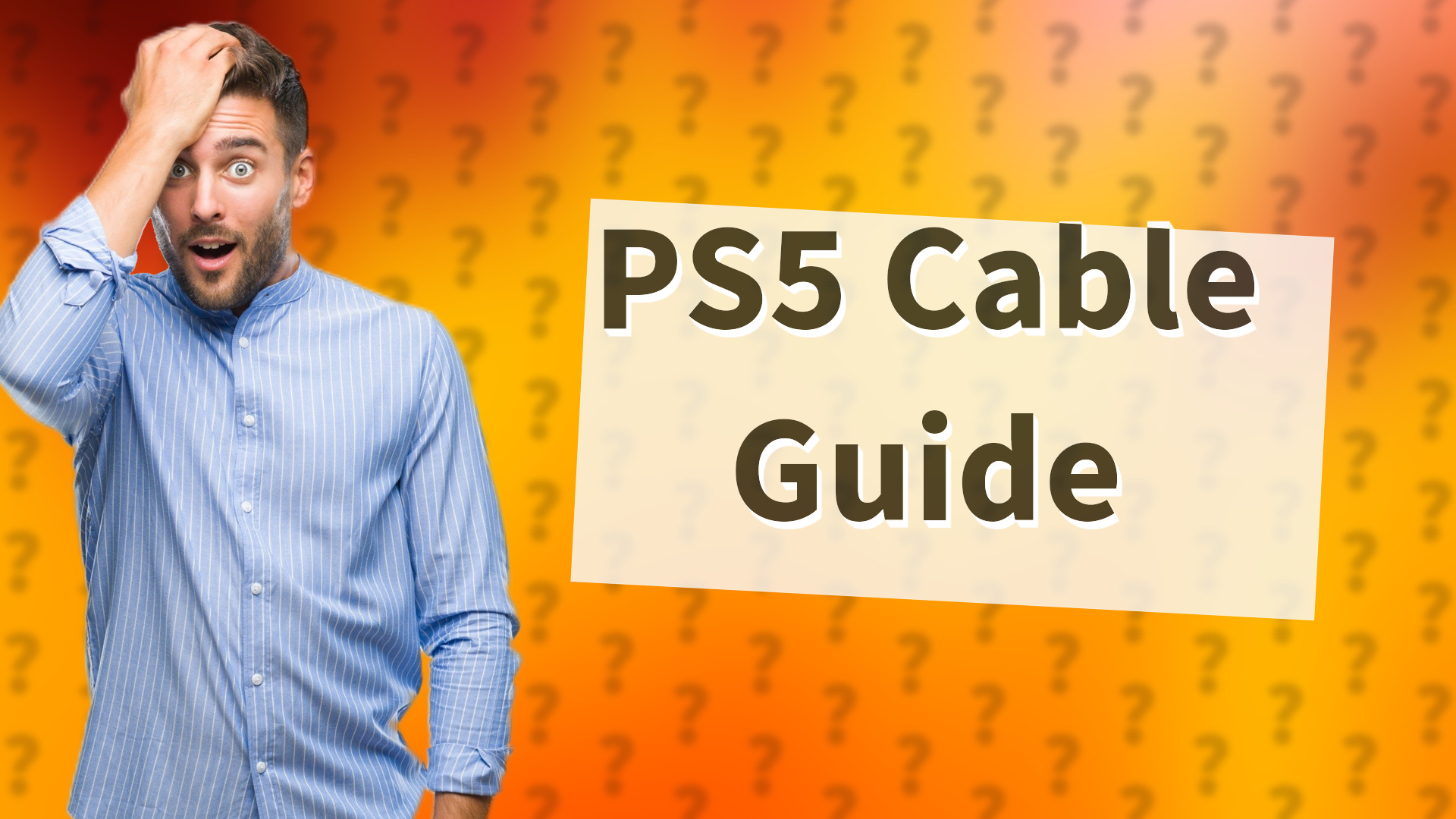 PS5 Cable Guide