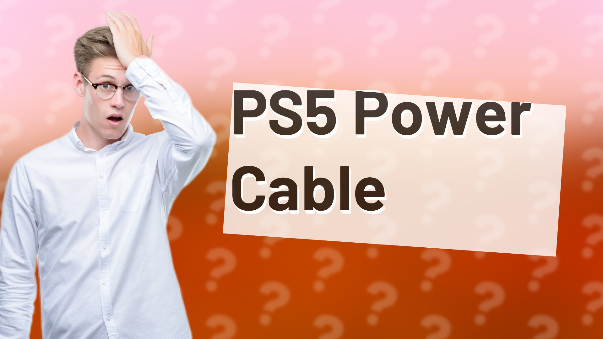 PS5 Power Cable