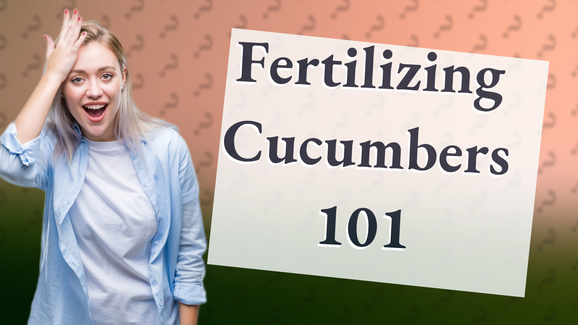 Fertilizing Cucumbers 101