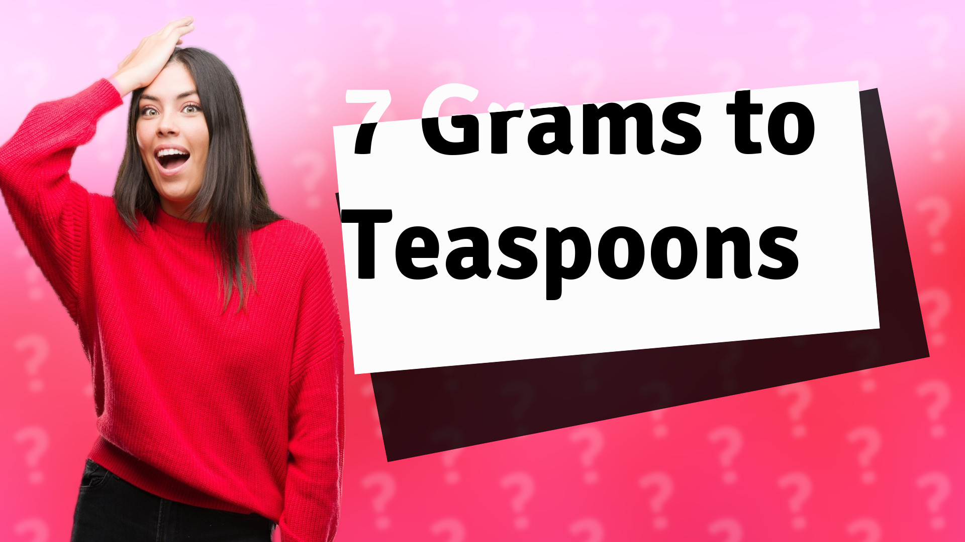 7 Grams to Teaspoons