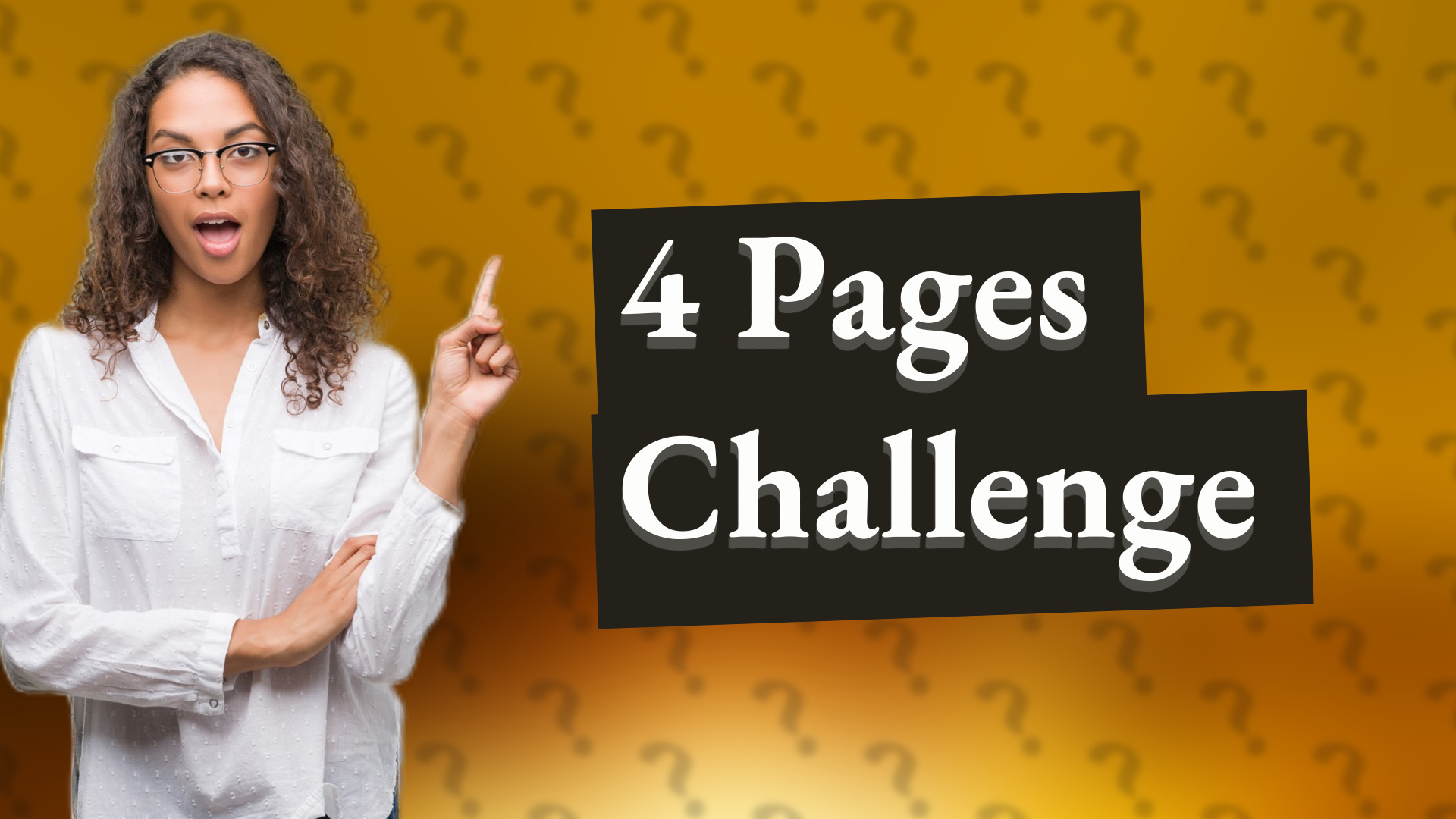 4 Pages Challenge
