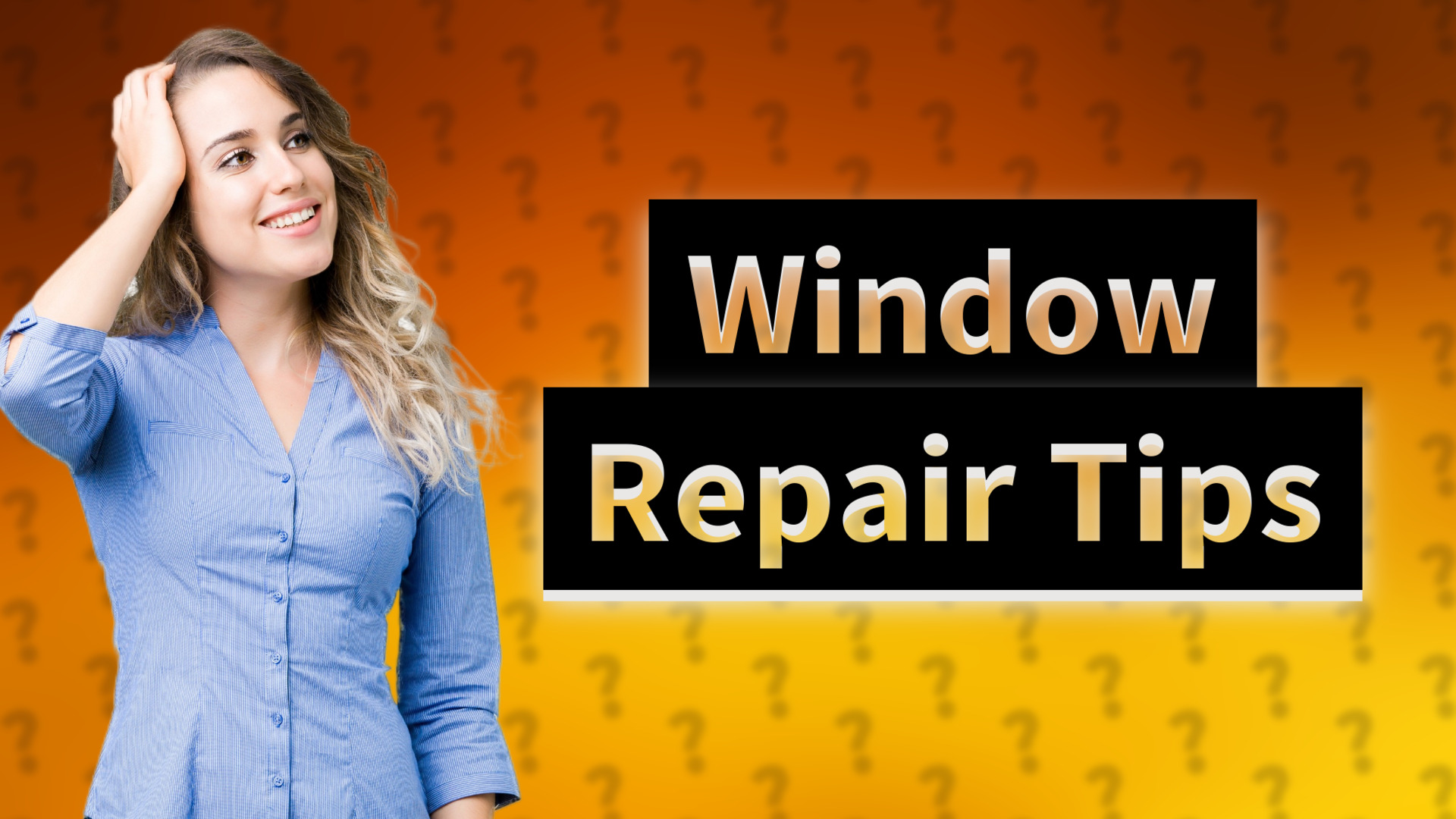 Window Repair Tips