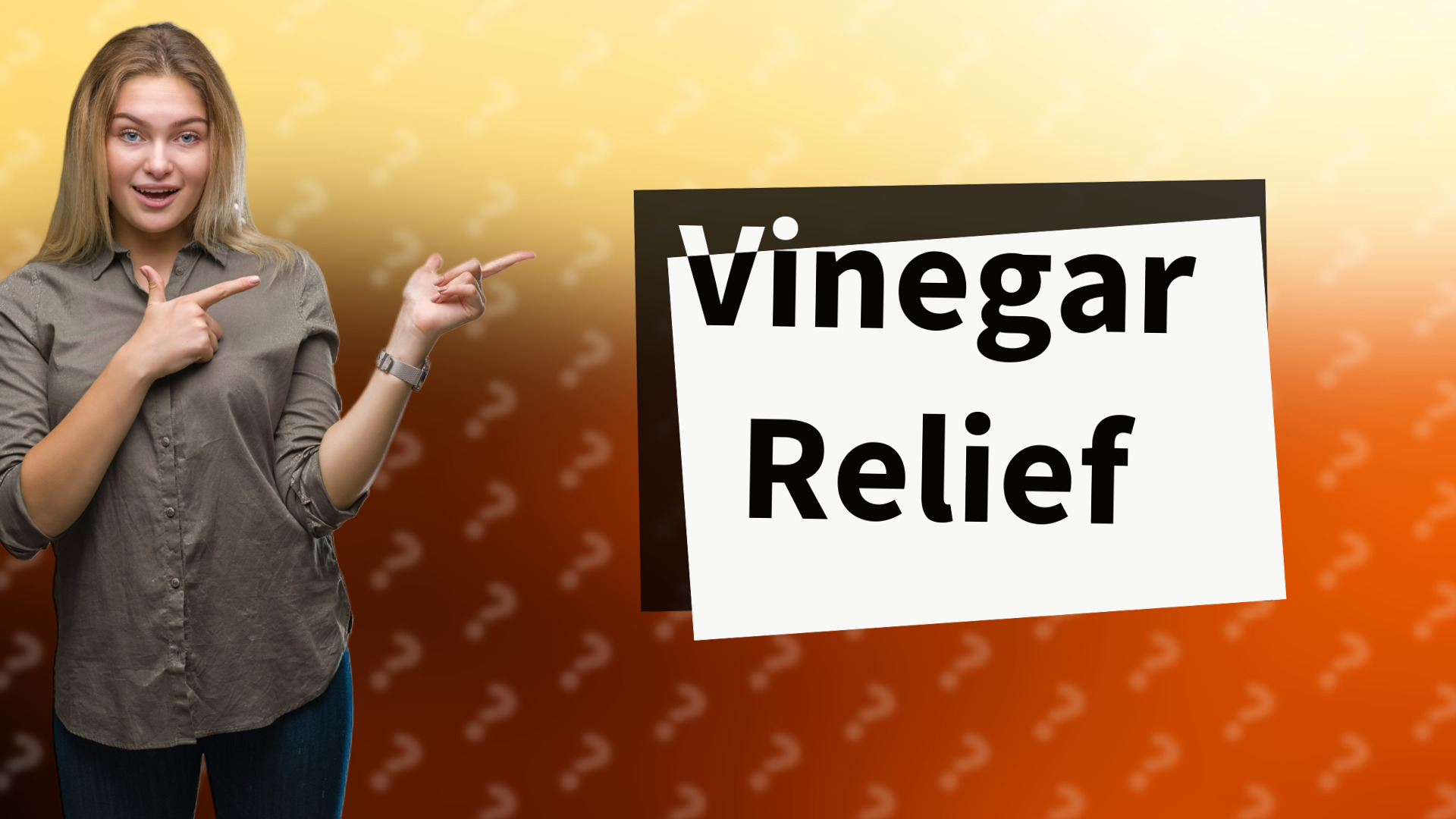 Vinegar Relief