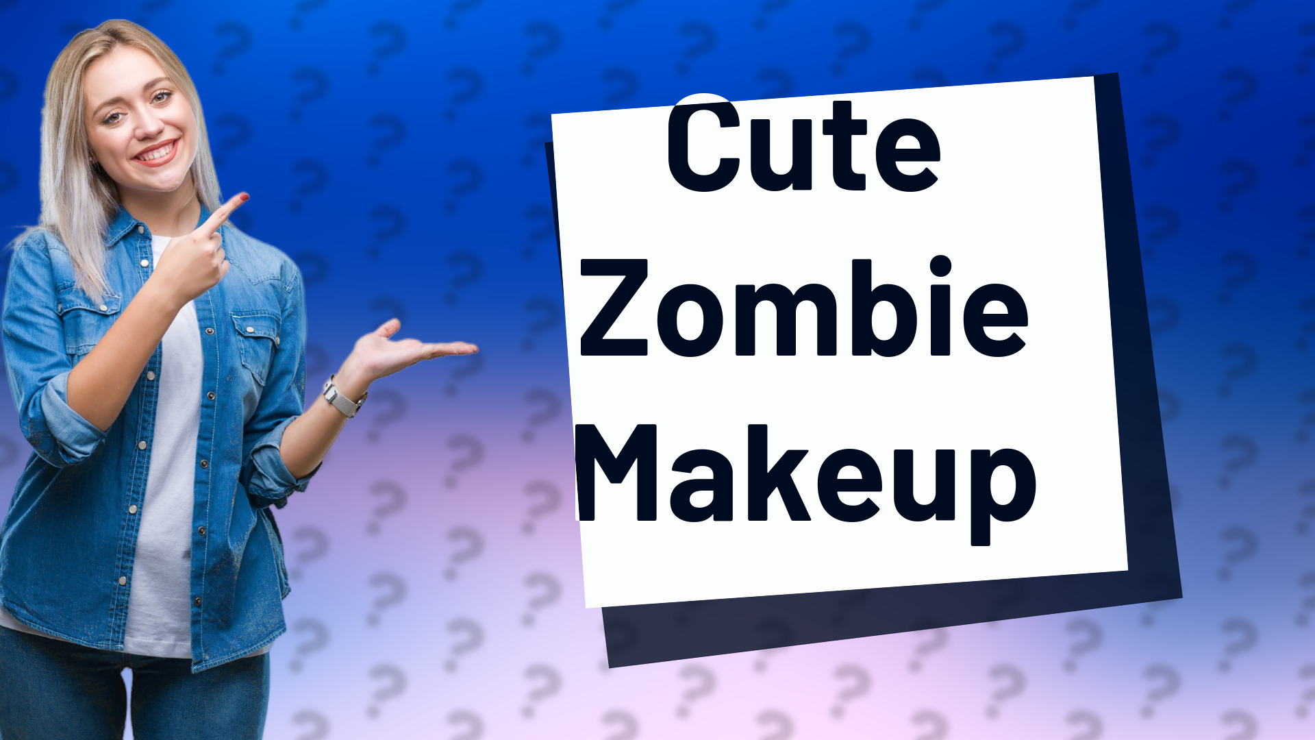 Cute Zombie Makeup