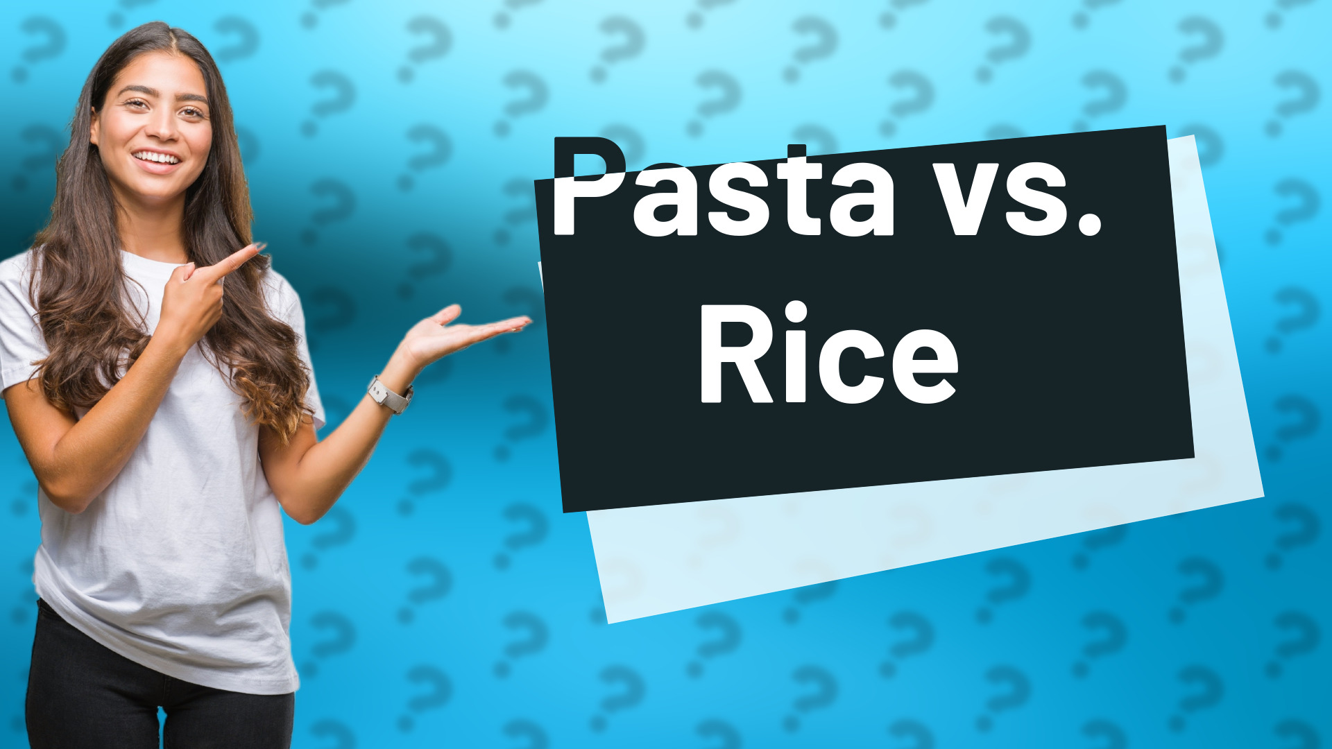 Pasta vs. Rice