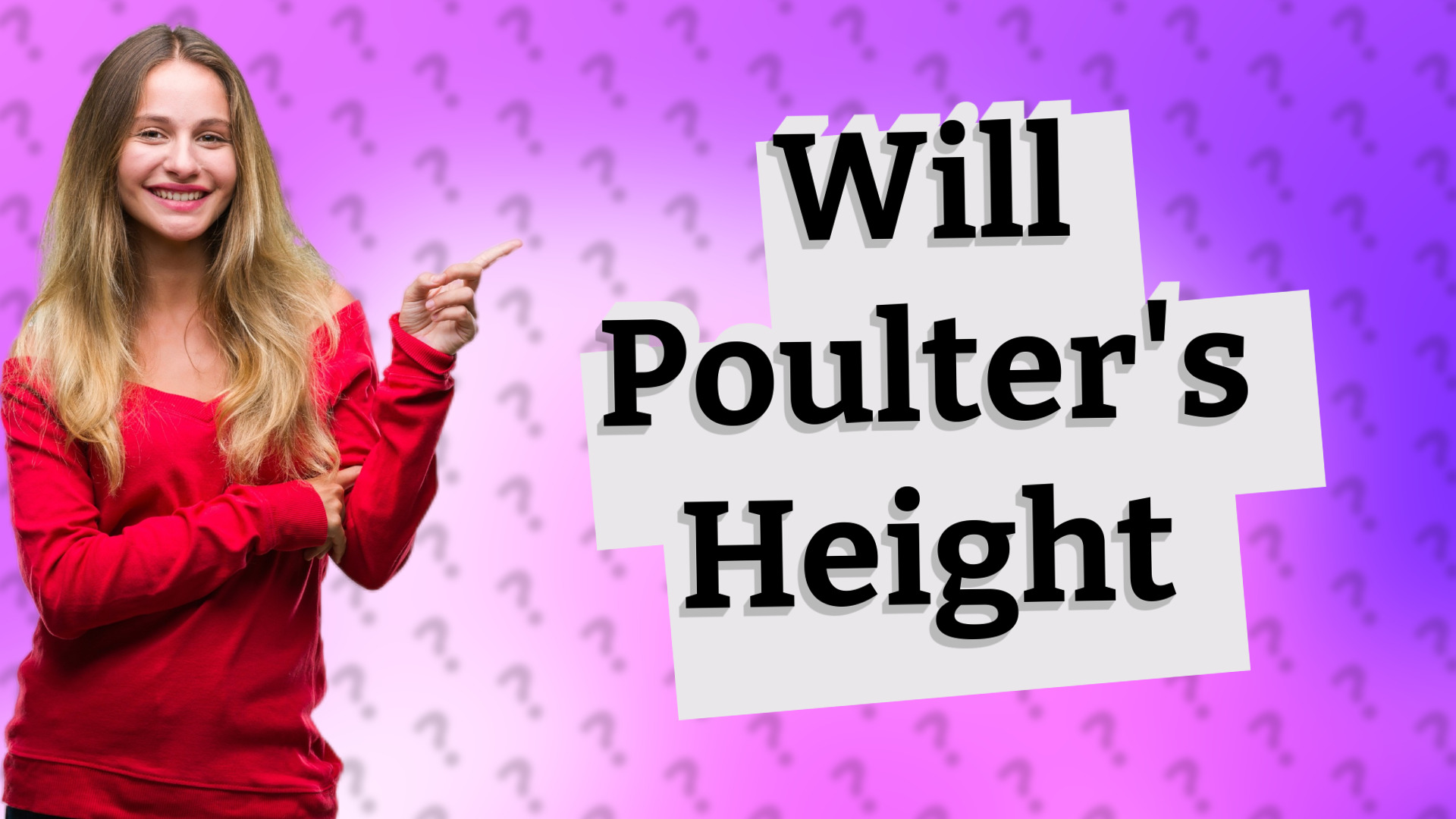 Will Poulter's Height