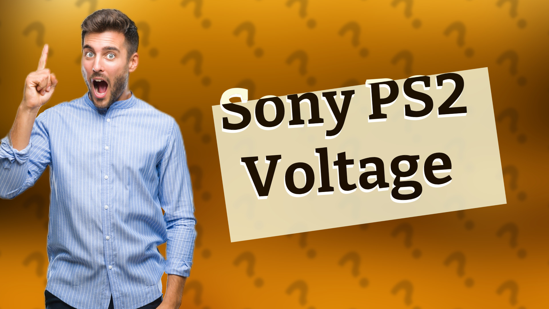 Sony PS2 Voltage