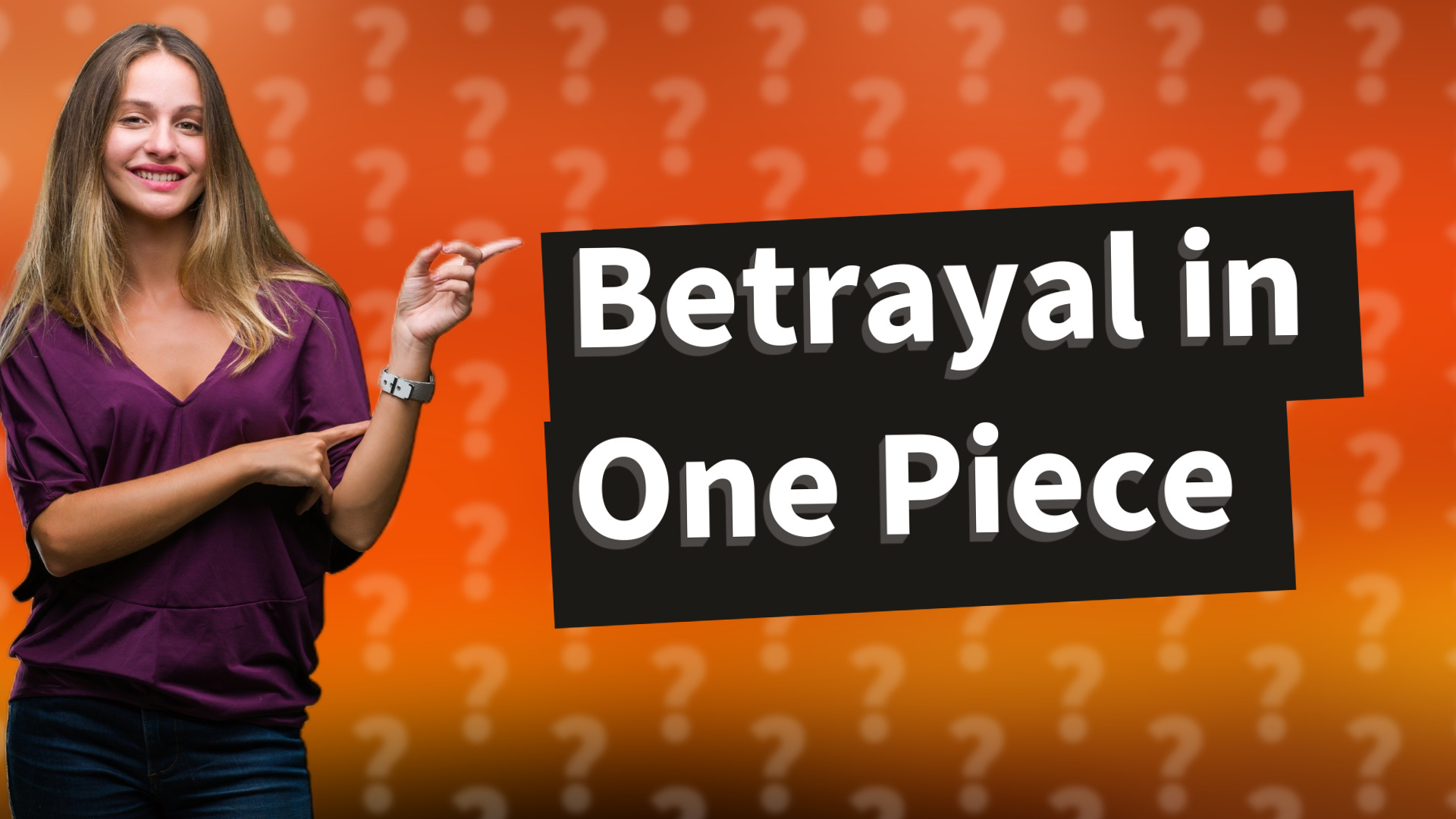 Betrayal in One Piece