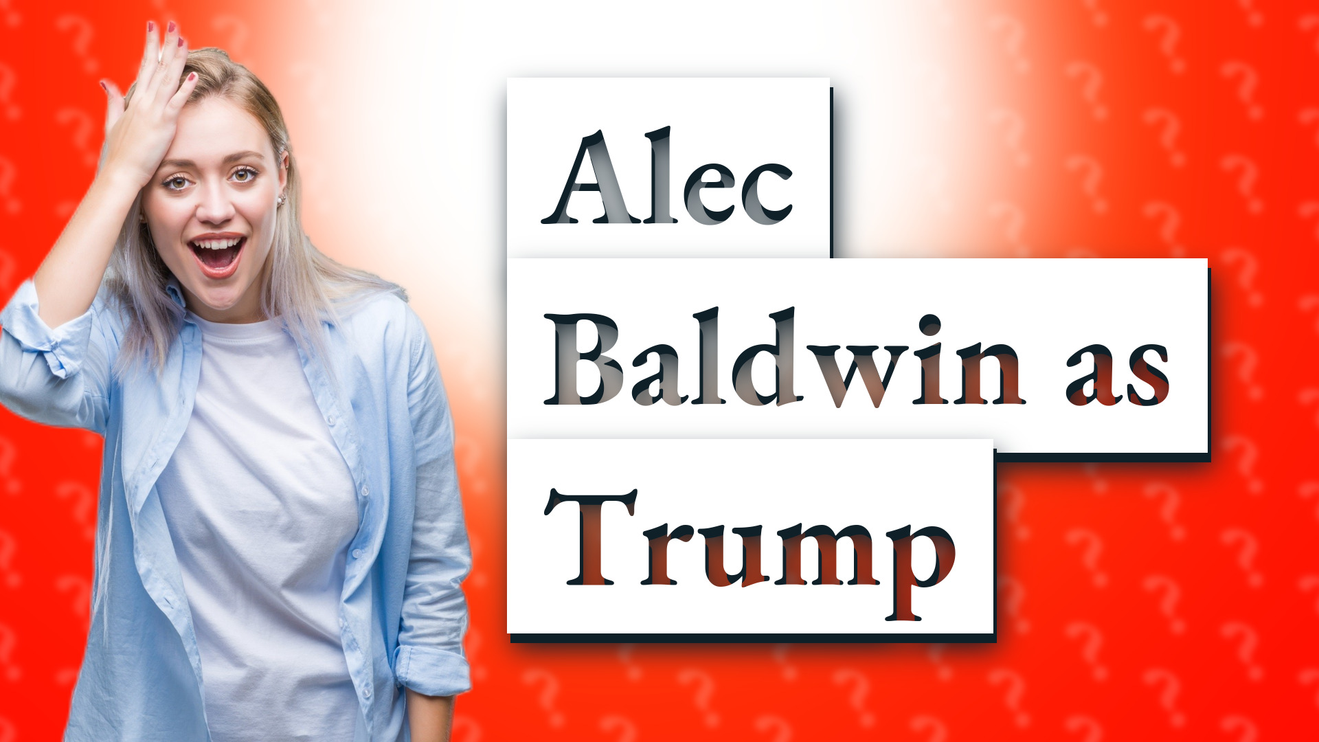 Alec Baldwin as Trump