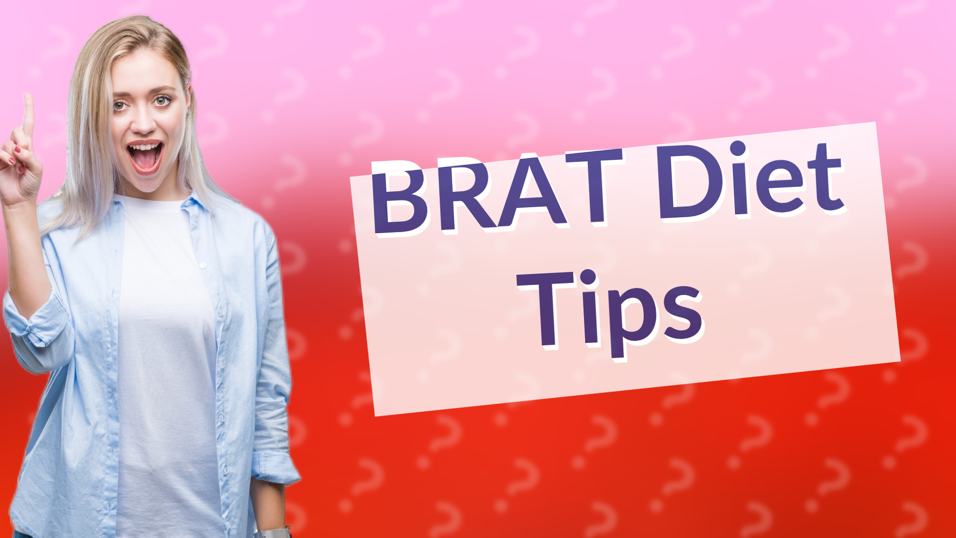 BRAT Diet Tips