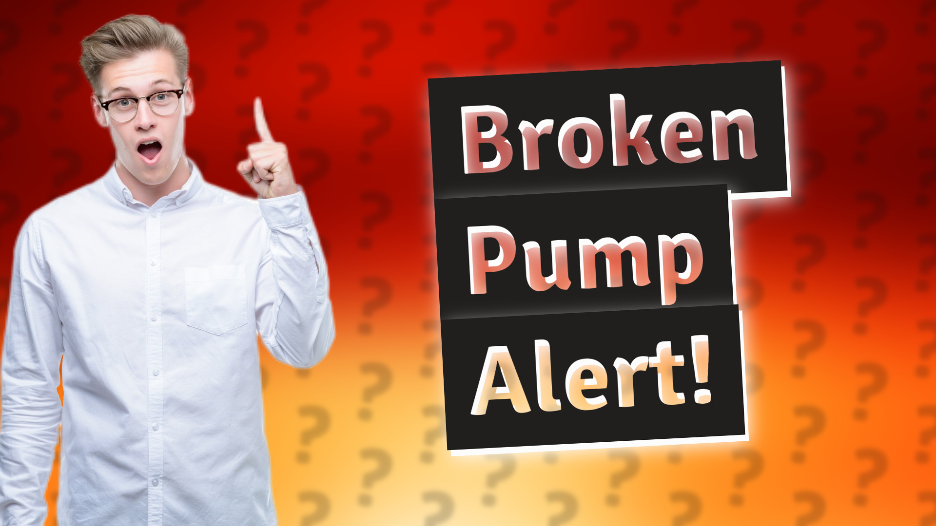 Broken Pump Alert!