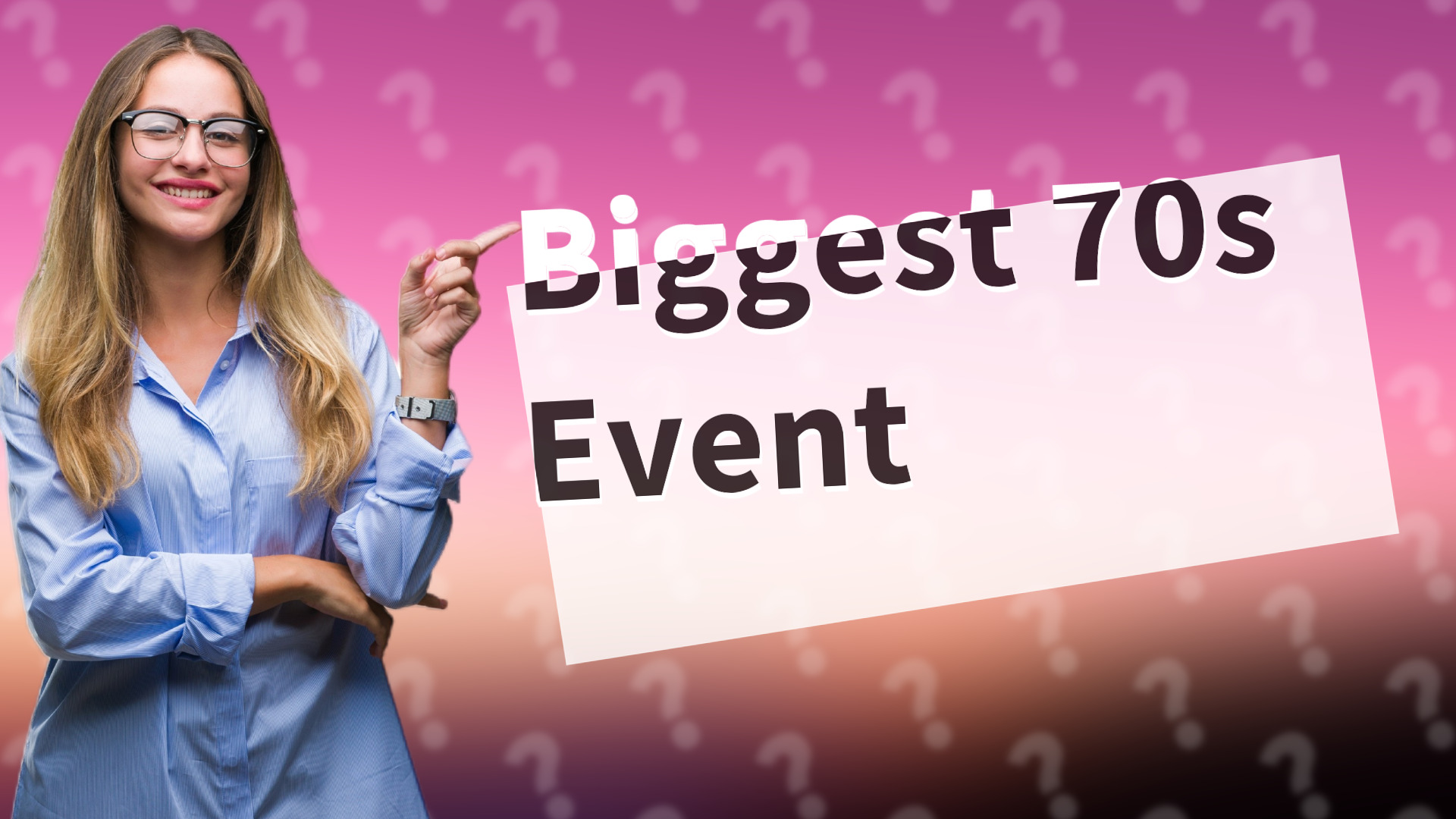 Biggest 70s Event