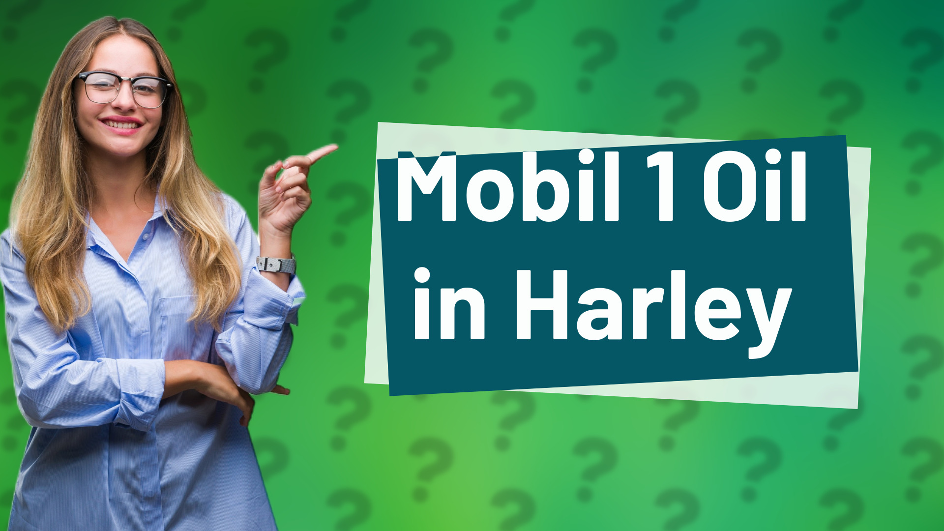 Mobil 1 Oil in Harley