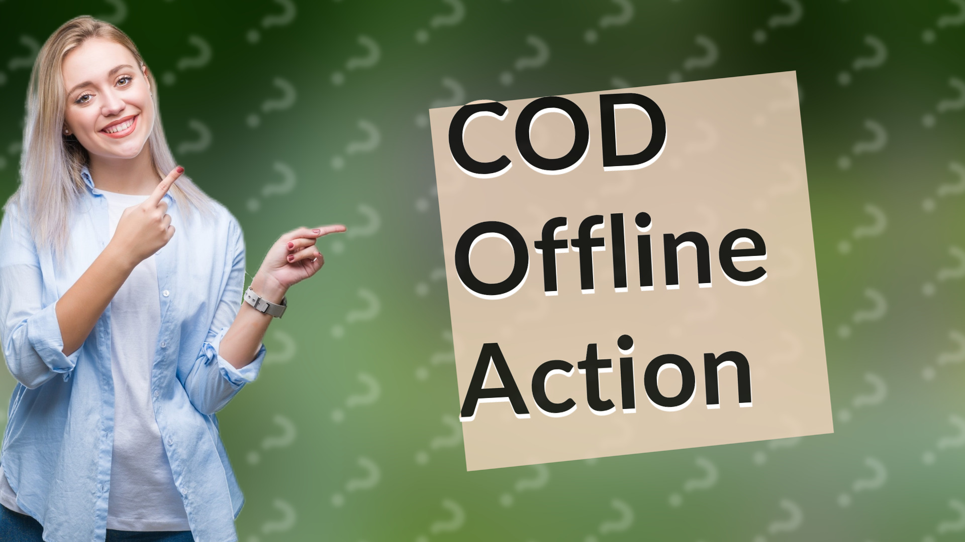 COD Offline Action