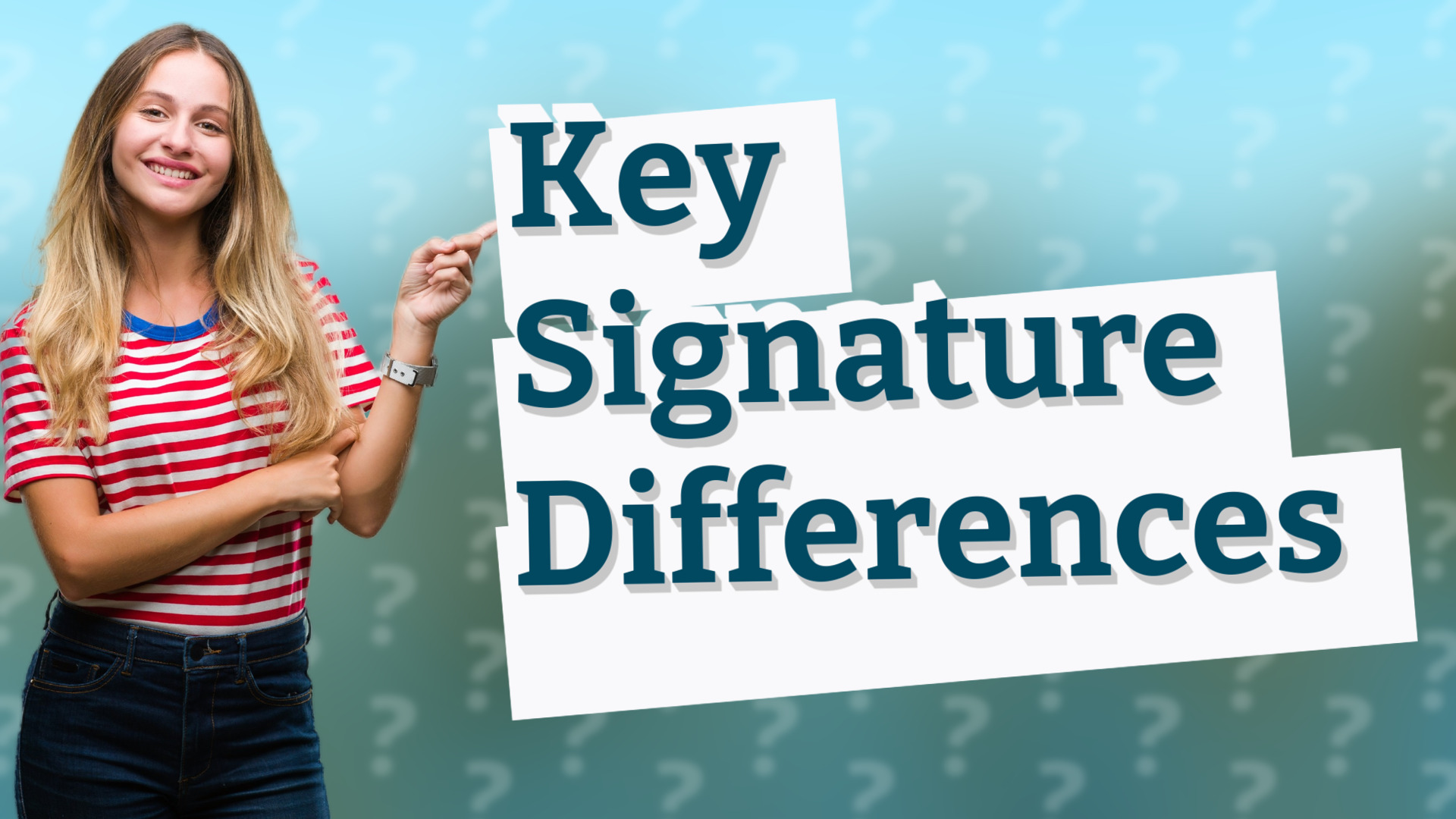 Key Signature Differences