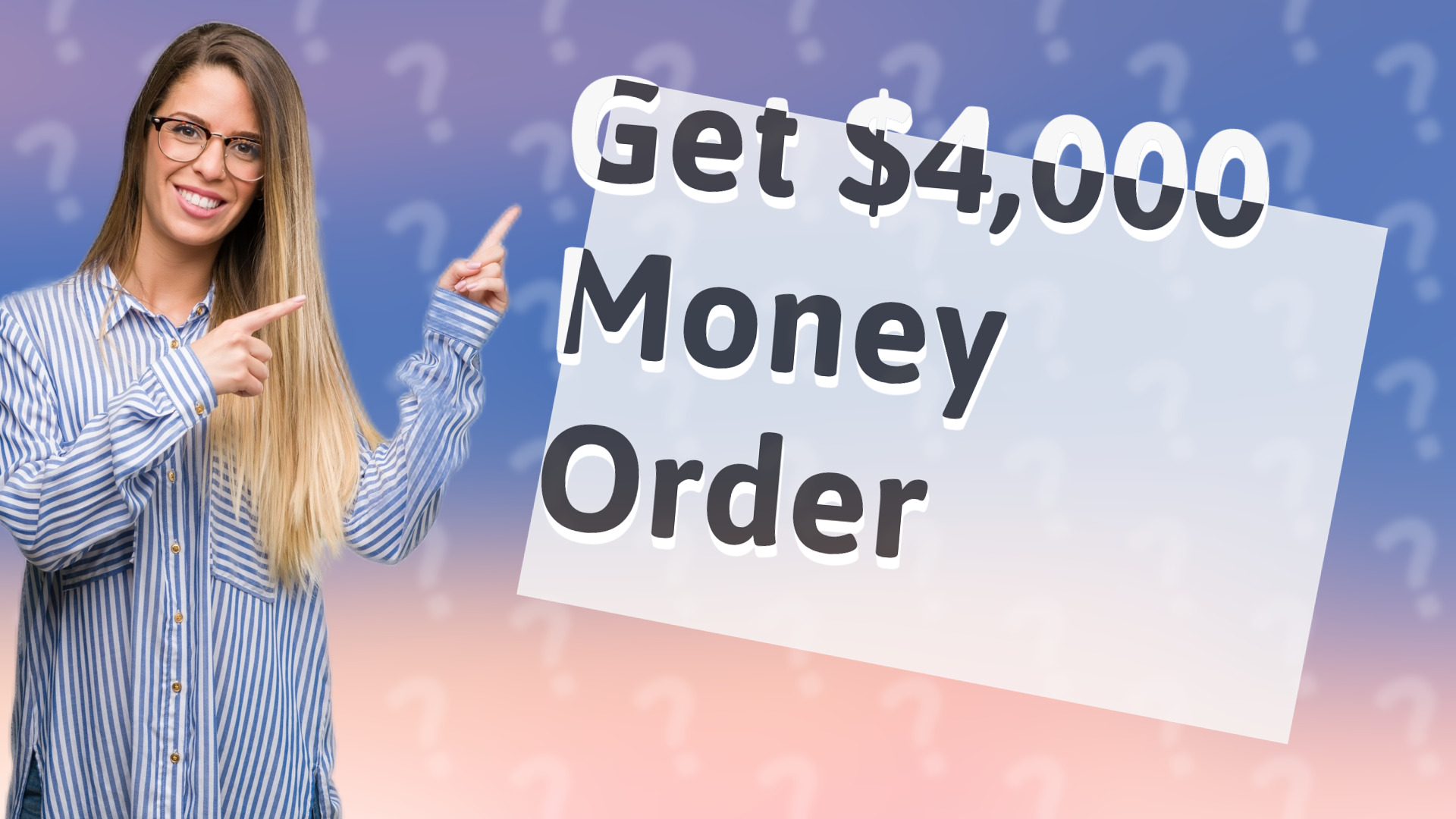 Get $4,000 Money Order