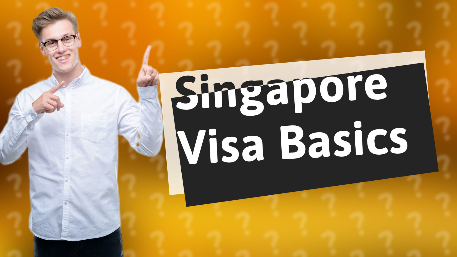 Singapore Visa Basics